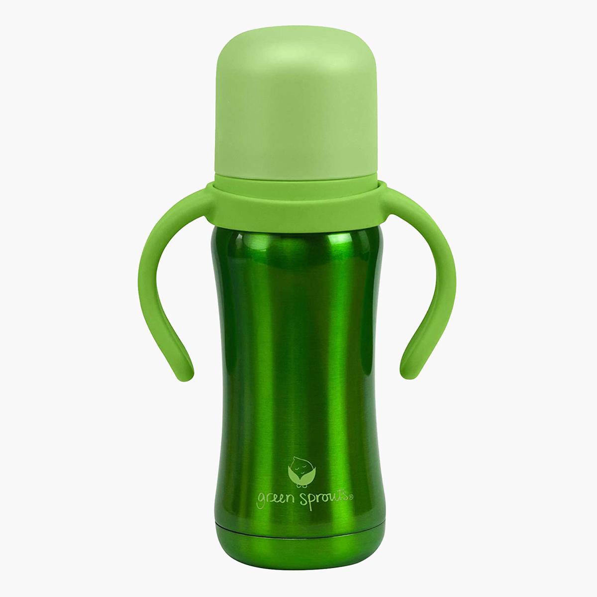 Stainless Steel 177 ml Sippy Cup with Spout and Handle - 6 months+-baby-feeding-mealtimeessentials-image-1