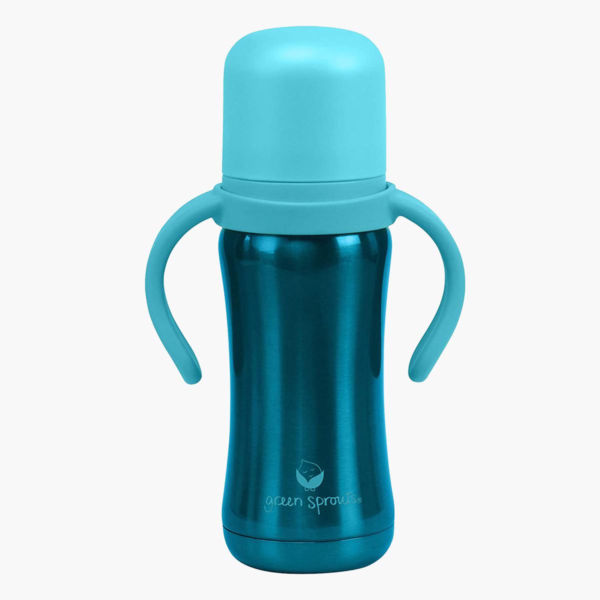 Stainless Steel 177 ml Sippy Cup with Spout and Handle - 6 months+-baby-feeding-mealtimeessentials-image-1