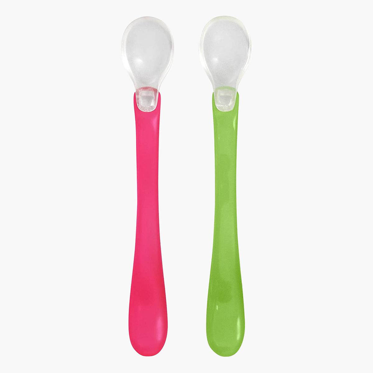 Green Sprouts 2-Piece Feeding Spoons Set - 6-12 months-baby-feeding-mealtimeessentials-image-1