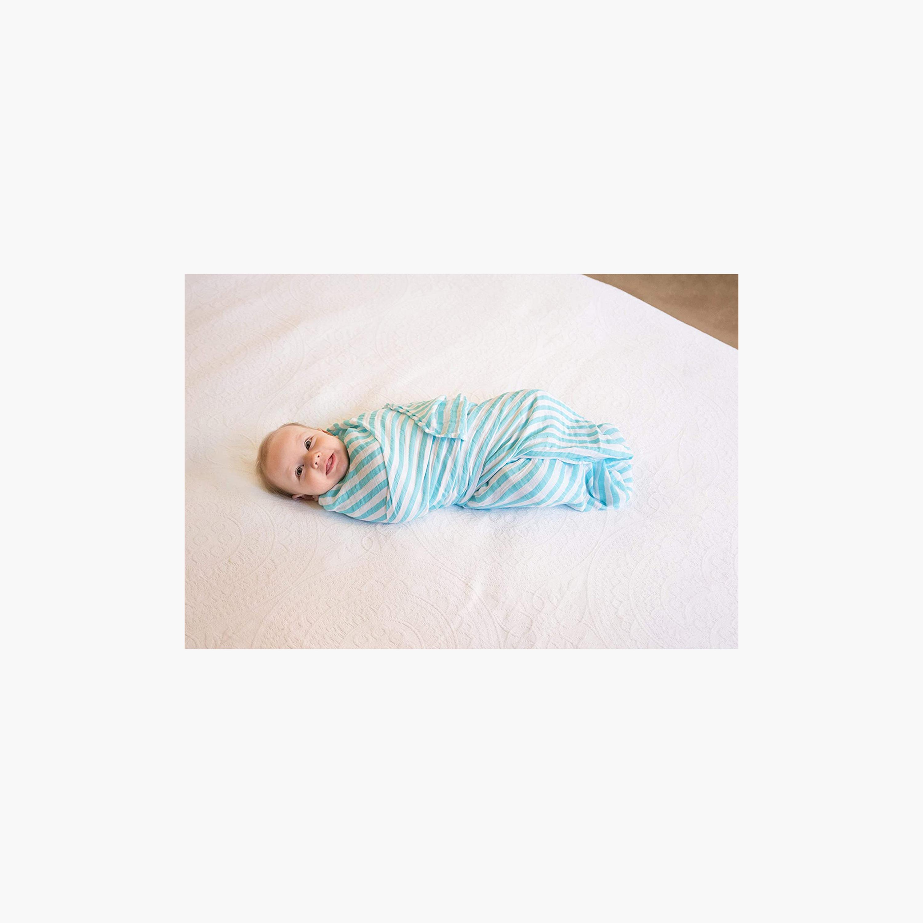 Green deals muslin blanket