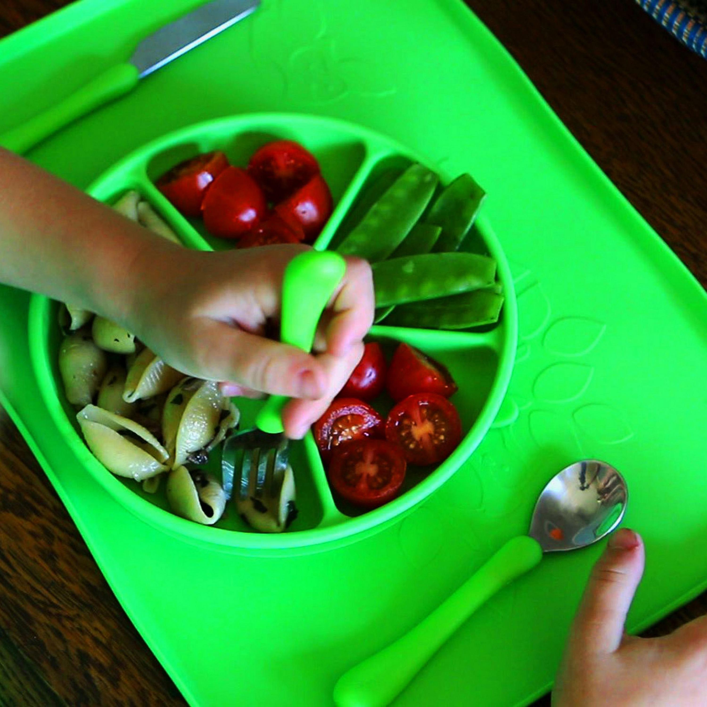 طقم أدوات مائدة تعليمية 3 قطع من جرين سبراوتس - 12 شهر فأكثر-baby-feeding-mealtimeessentials-image-3