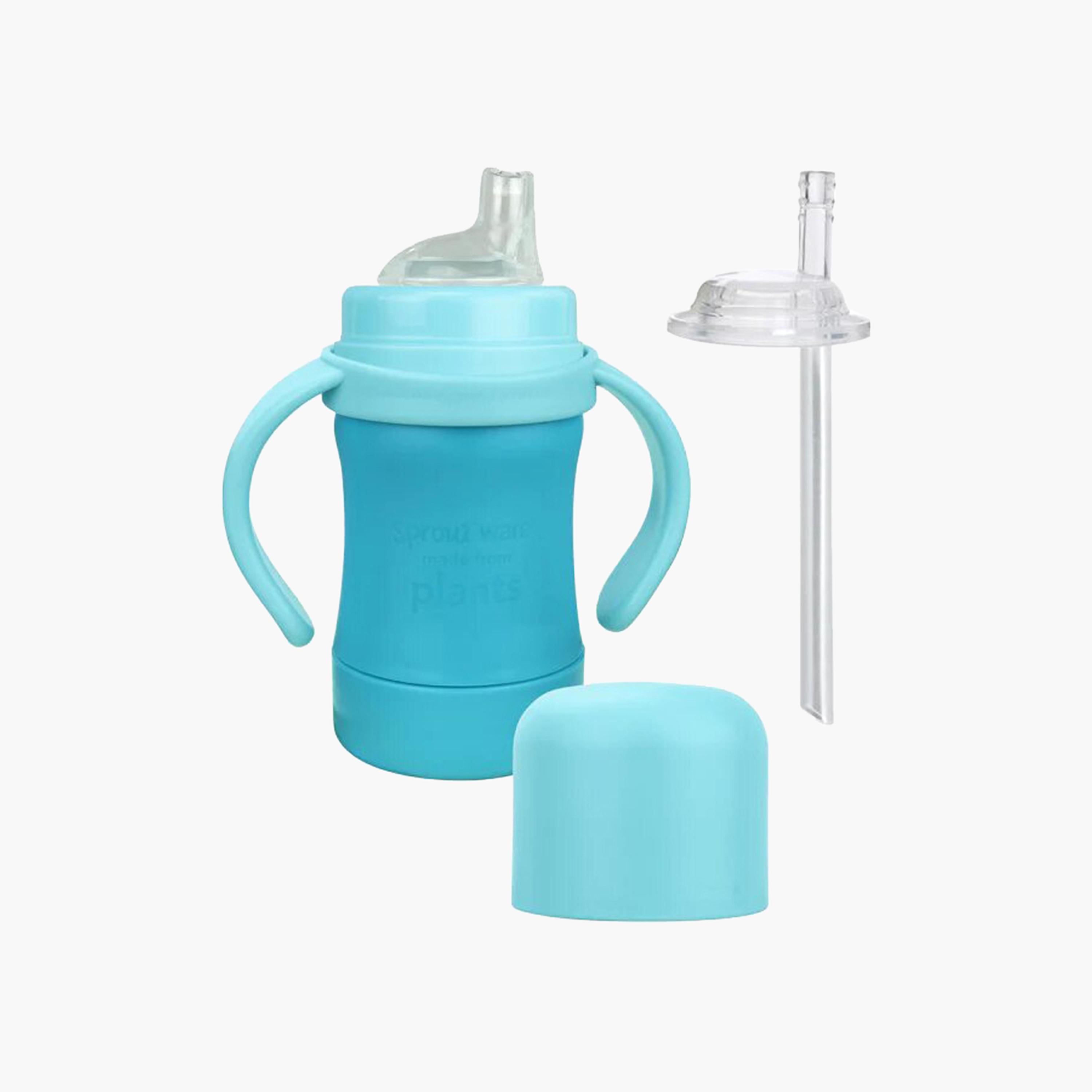 كوب سيب أند سترو 177 مل من جرين سبراوتس - 6 شهور فأكثر-baby-feeding-mealtimeessentials-image-2