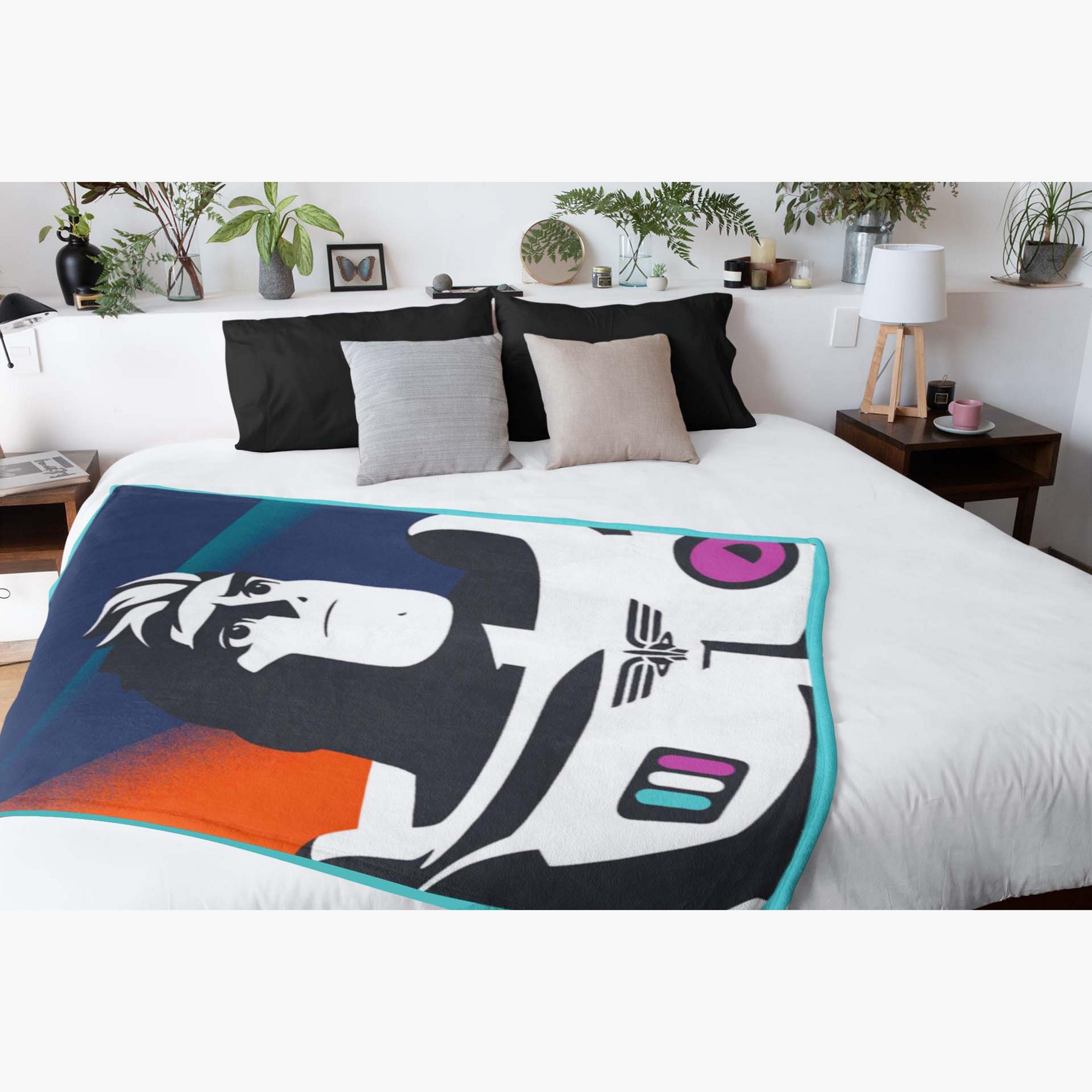 Disney Buzz Lightyear Print Polar Fleece Blanket - 100x150 cms-baby-nursery-blanketsandswaddles-blanketsandquilts-image-5