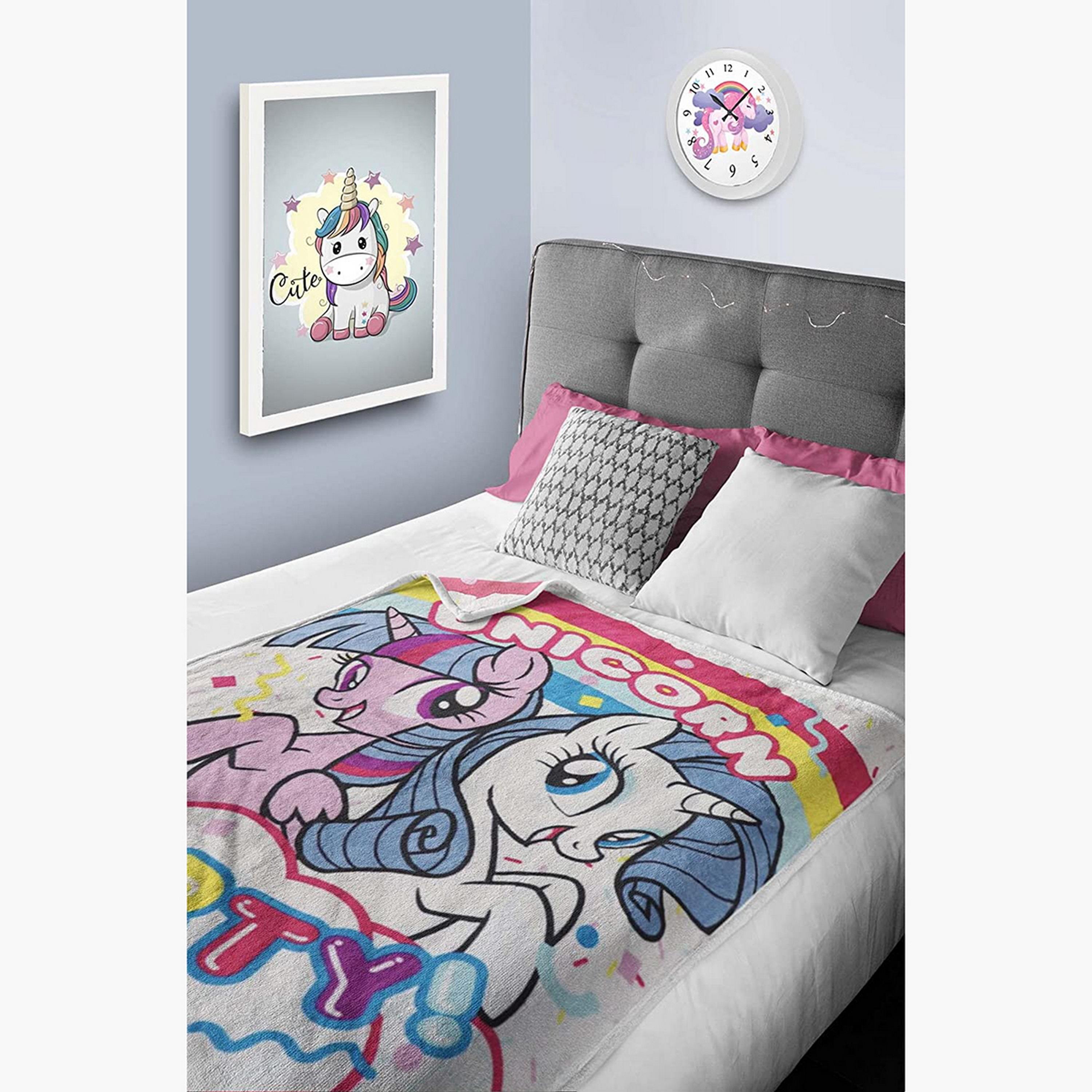 Hasbro My Little Pony Print Coral Fleece Blanket - 120x140 cms-baby-nursery-blanketsandswaddles-blanketsandquilts-image-1