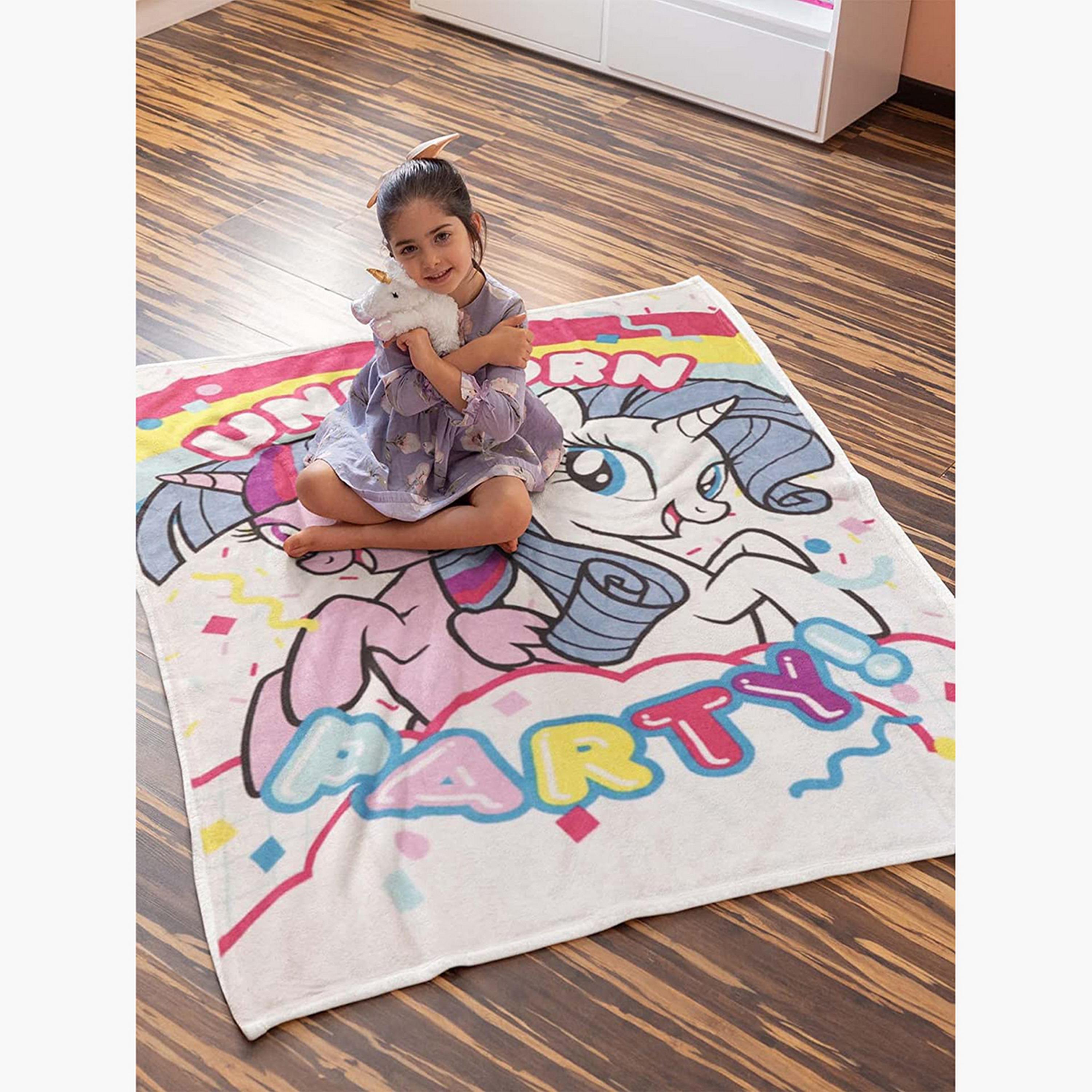 Hasbro My Little Pony Print Coral Fleece Blanket - 120x140 cms-baby-nursery-blanketsandswaddles-blanketsandquilts-image-2