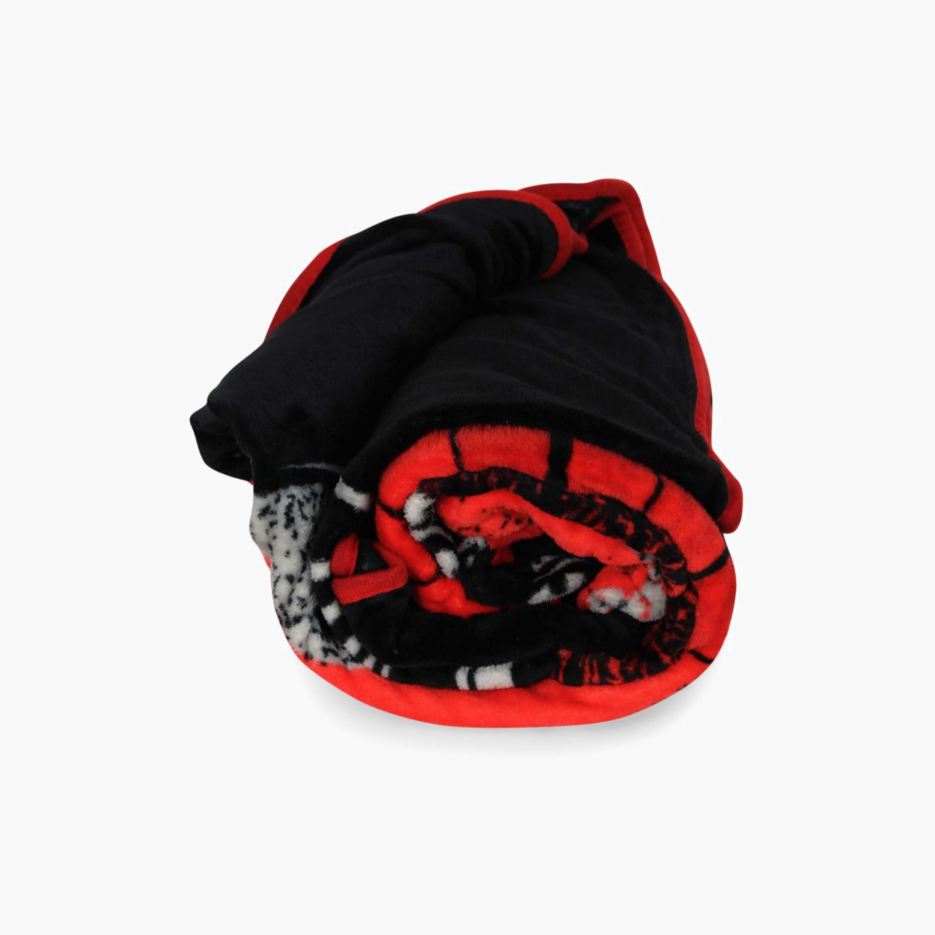 Batman Print Raschel  Blanket - 220x160 cms-baby-nursery-blanketsandswaddles-blanketsandquilts-image-2