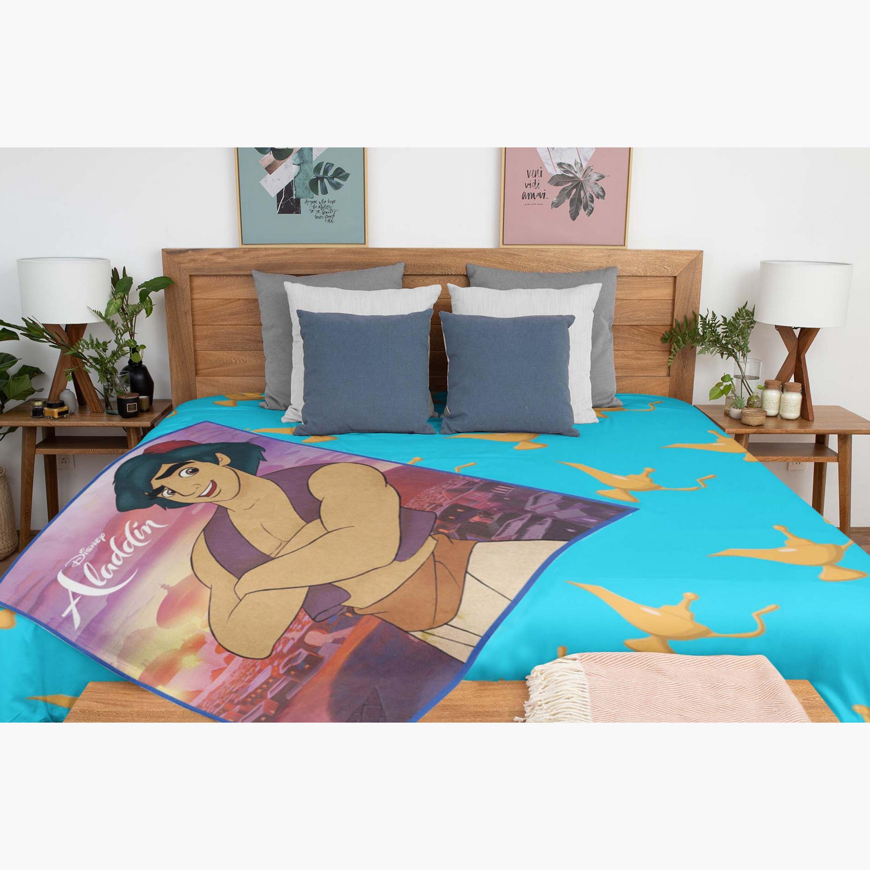 Disney Aladdin Print Flannel Blanket-baby-nursery-blanketsandswaddles-blanketsandquilts-image-1