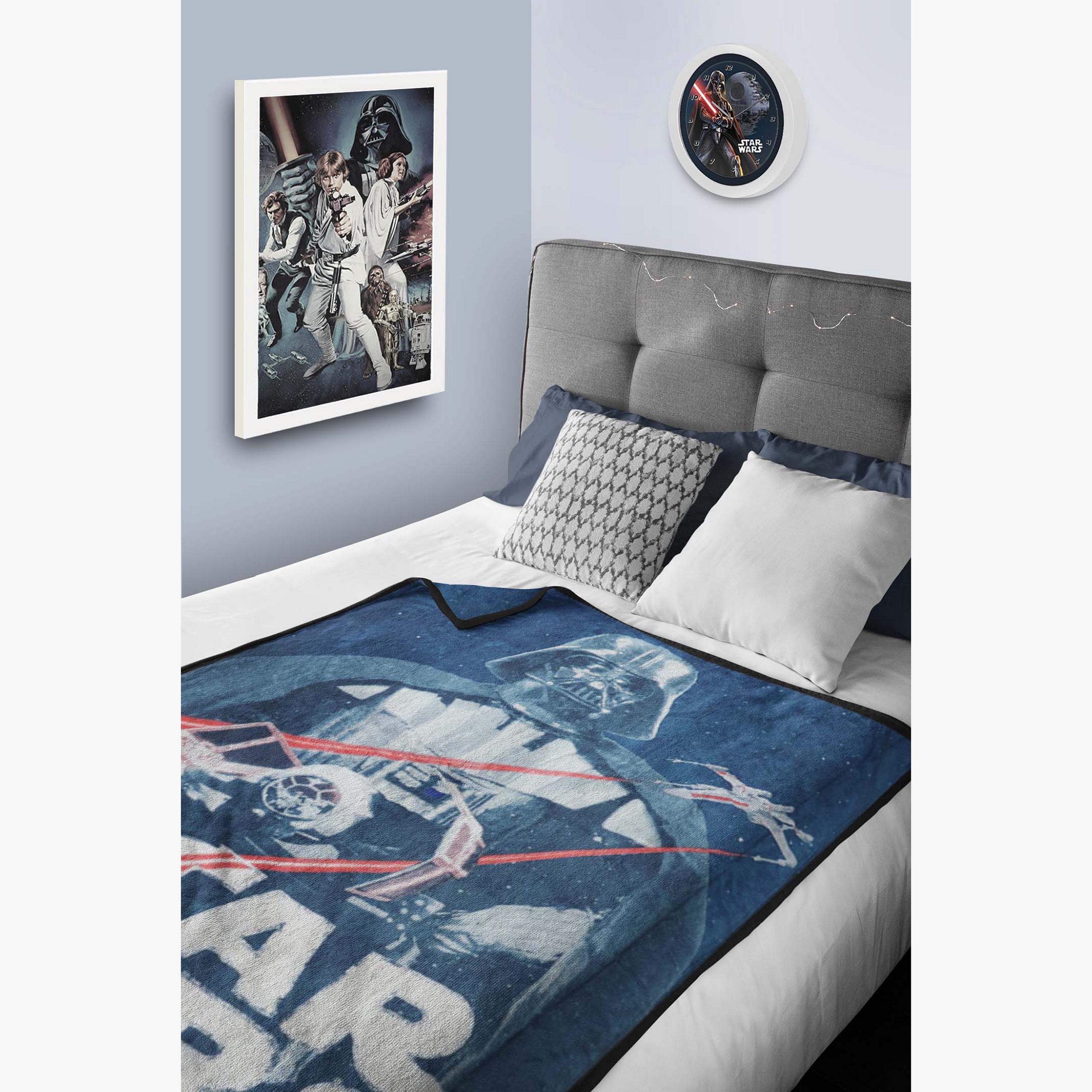 Lucas Star Wars Print Flannel Blanket - 158x229 cms-baby-nursery-blanketsandswaddles-blanketsandquilts-image-5