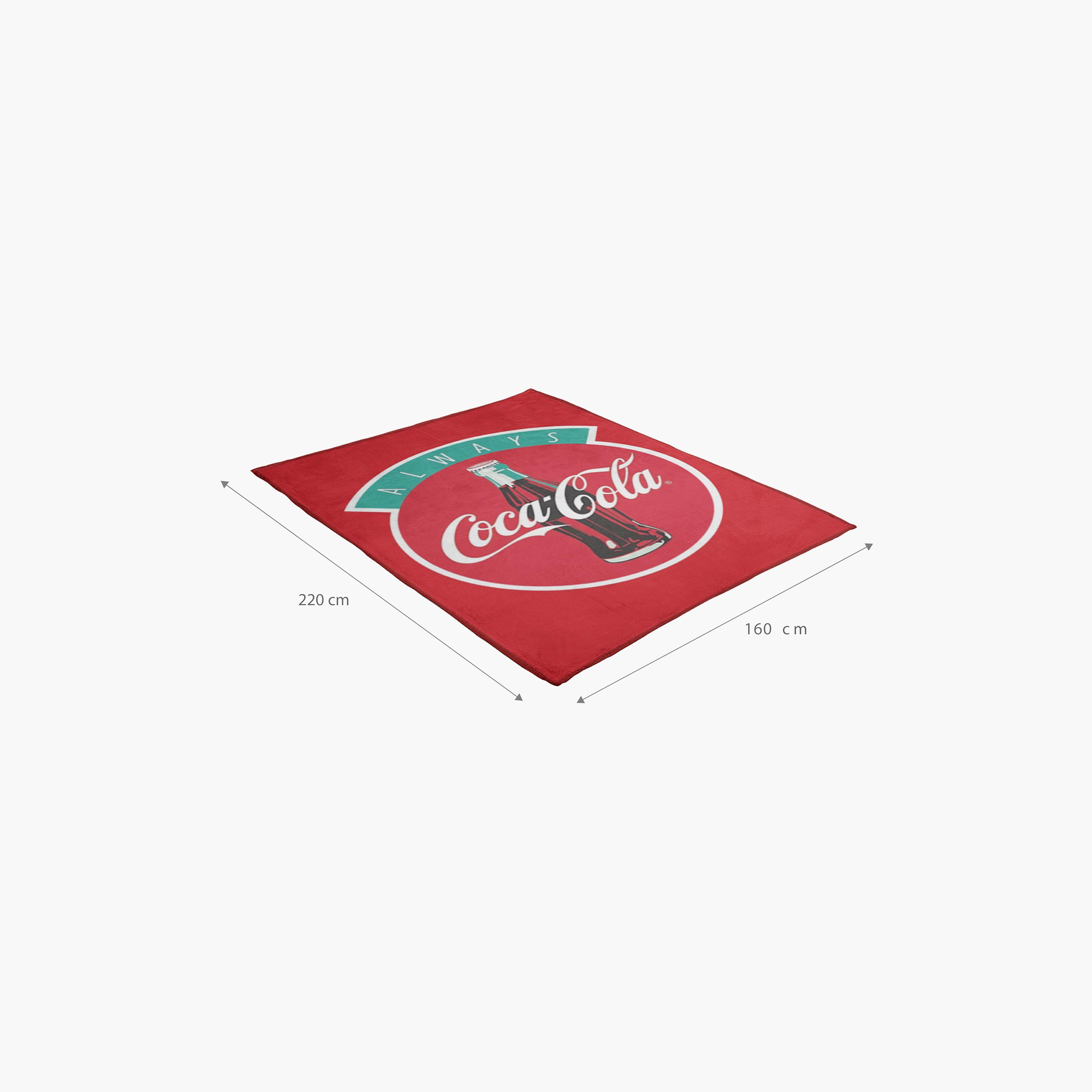 Coca Cola Printed Blanket - 160x220 cms-baby-nursery-blanketsandswaddles-blanketsandquilts-image-5