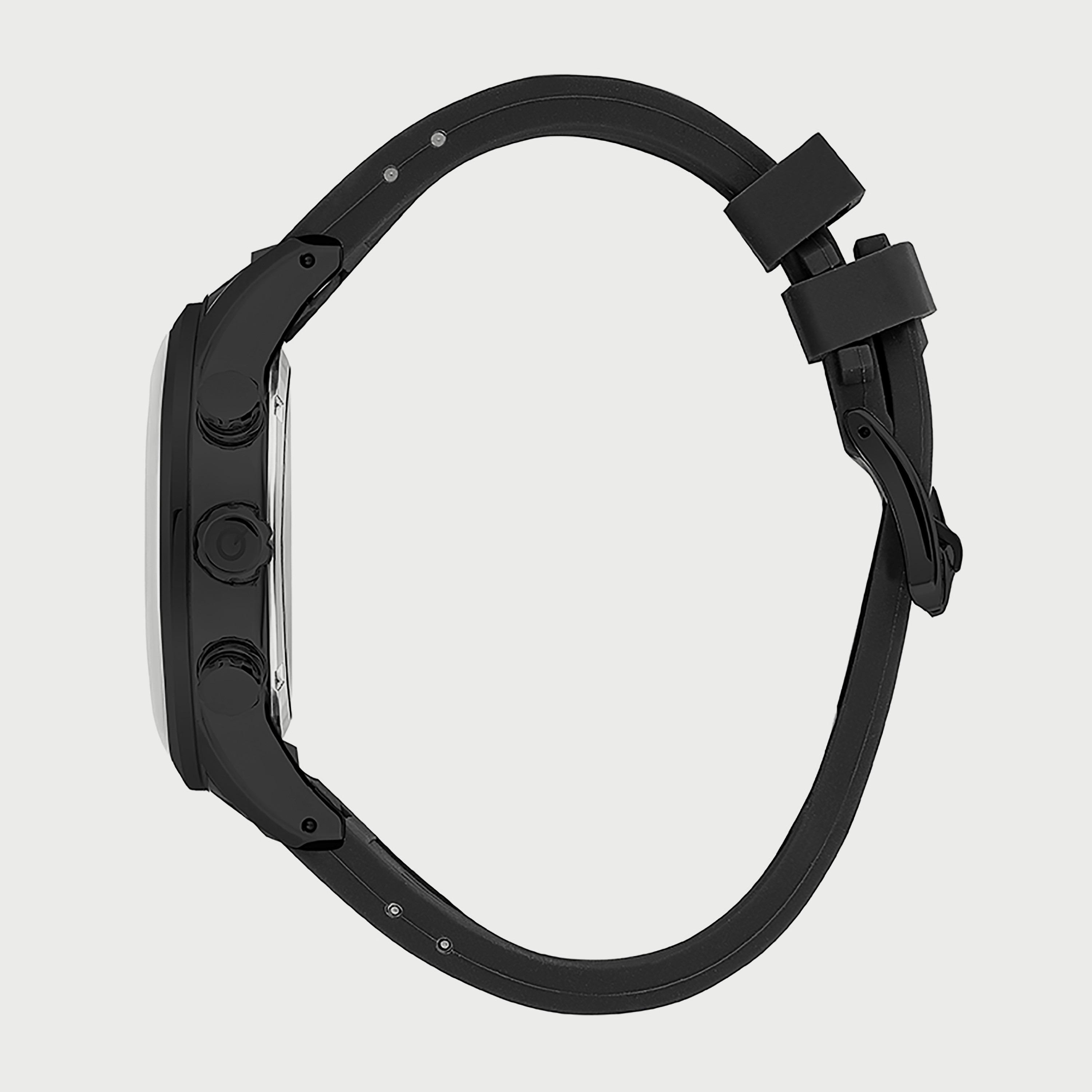 ساعة كوانتوم للرجال كرونوغراف سوداء بسوار سيليكون ADG678.661-men-watchesandjewellery-watches-image-2