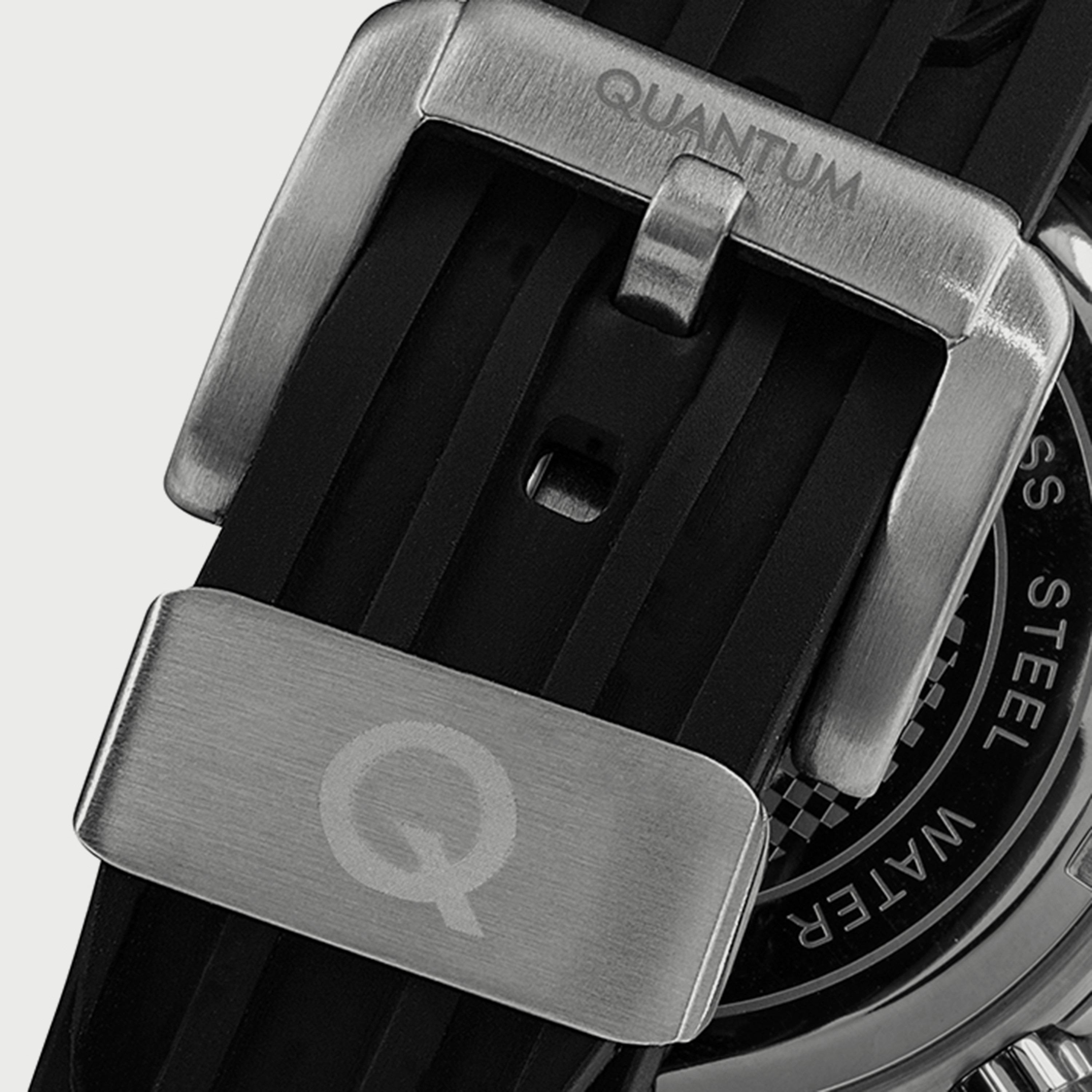  HNG893.392 ساعة من كوانتوم للرجال مزود بسوار سيليكون كرونوغراف أسود-men-watchesandjewellery-watches-image-3