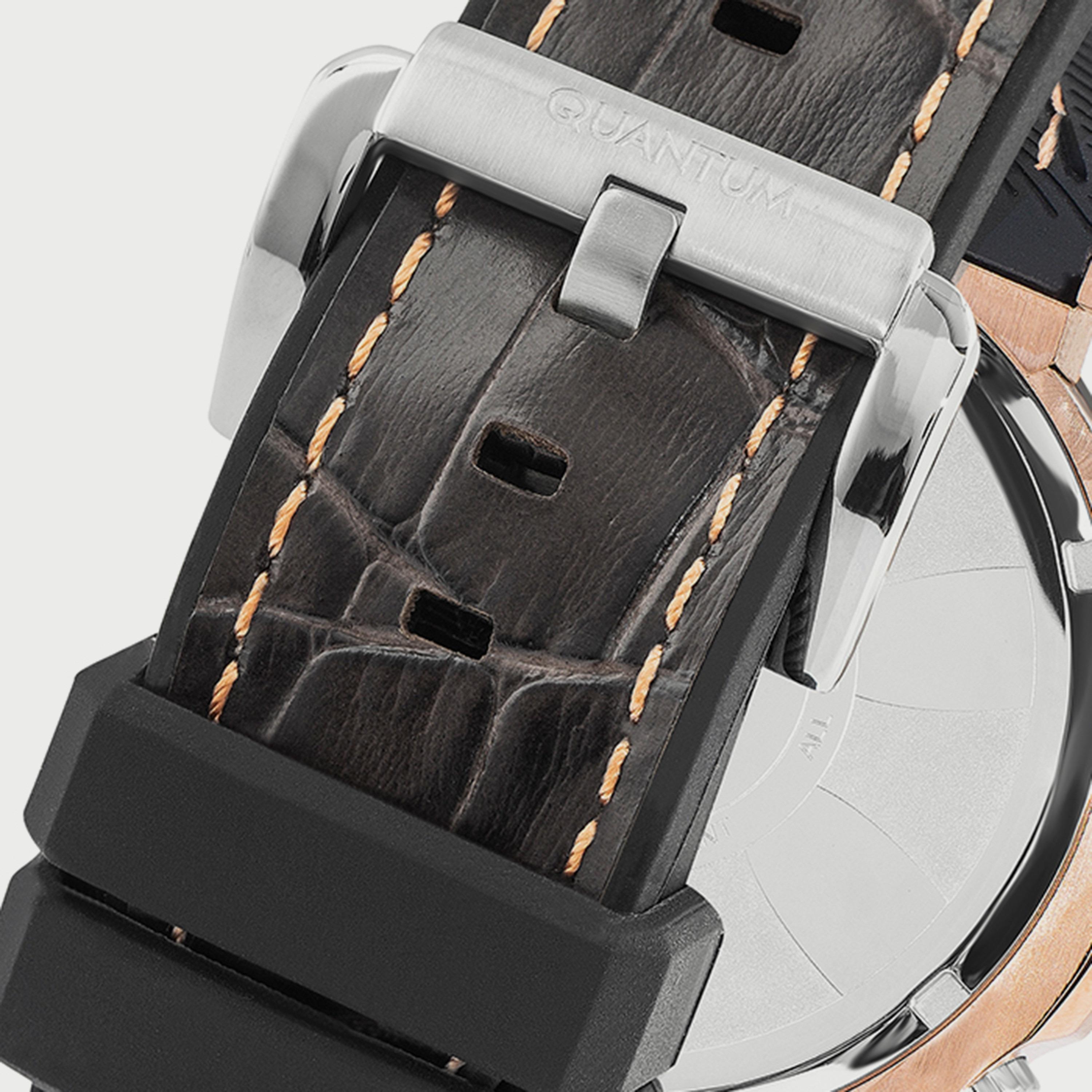  PWG970.451 ساعة للرجال من كوانتوم كرونوغراف بحزام سيليكون البني-men-watchesandjewellery-watches-image-3