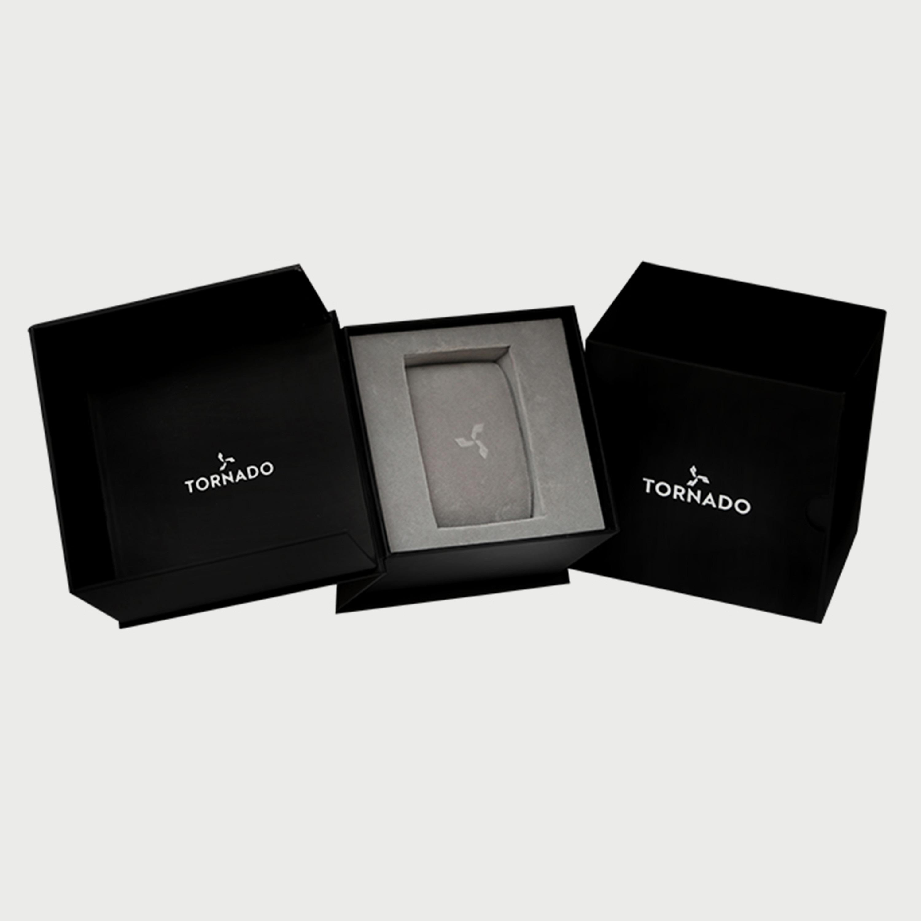 ساعة تورنادو للرجال بسوار من الستانلس ستيل باللون الفضي T8007B-YBYB-men-watchesandjewellery-watches-image-4