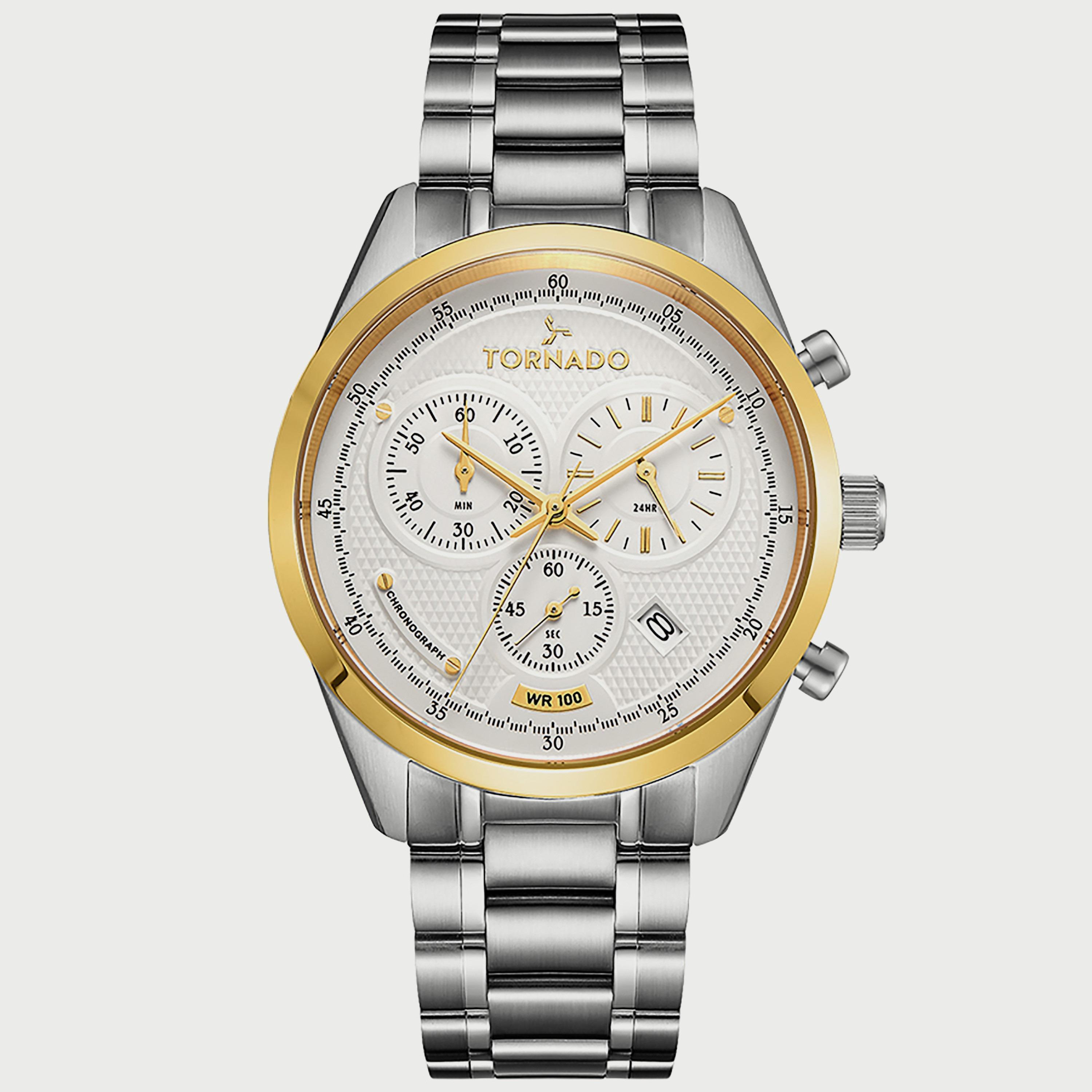 ساعة تورنادو للرجال كرونوغراف فضي بسوار ستانلس ستيل T20103B-SBSWG-men-watchesandjewellery-watches-image-1