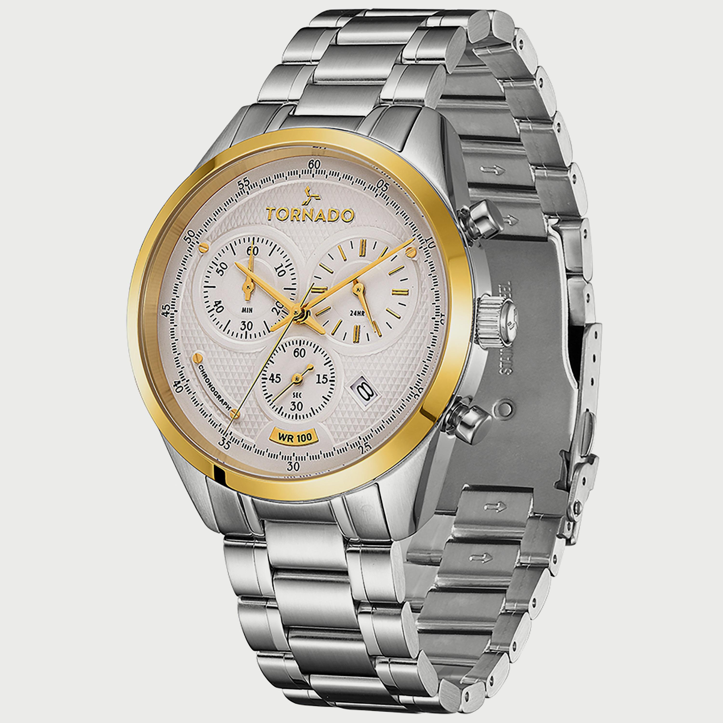 ساعة تورنادو للرجال كرونوغراف فضي بسوار ستانلس ستيل T20103B-SBSWG-men-watchesandjewellery-watches-image-2