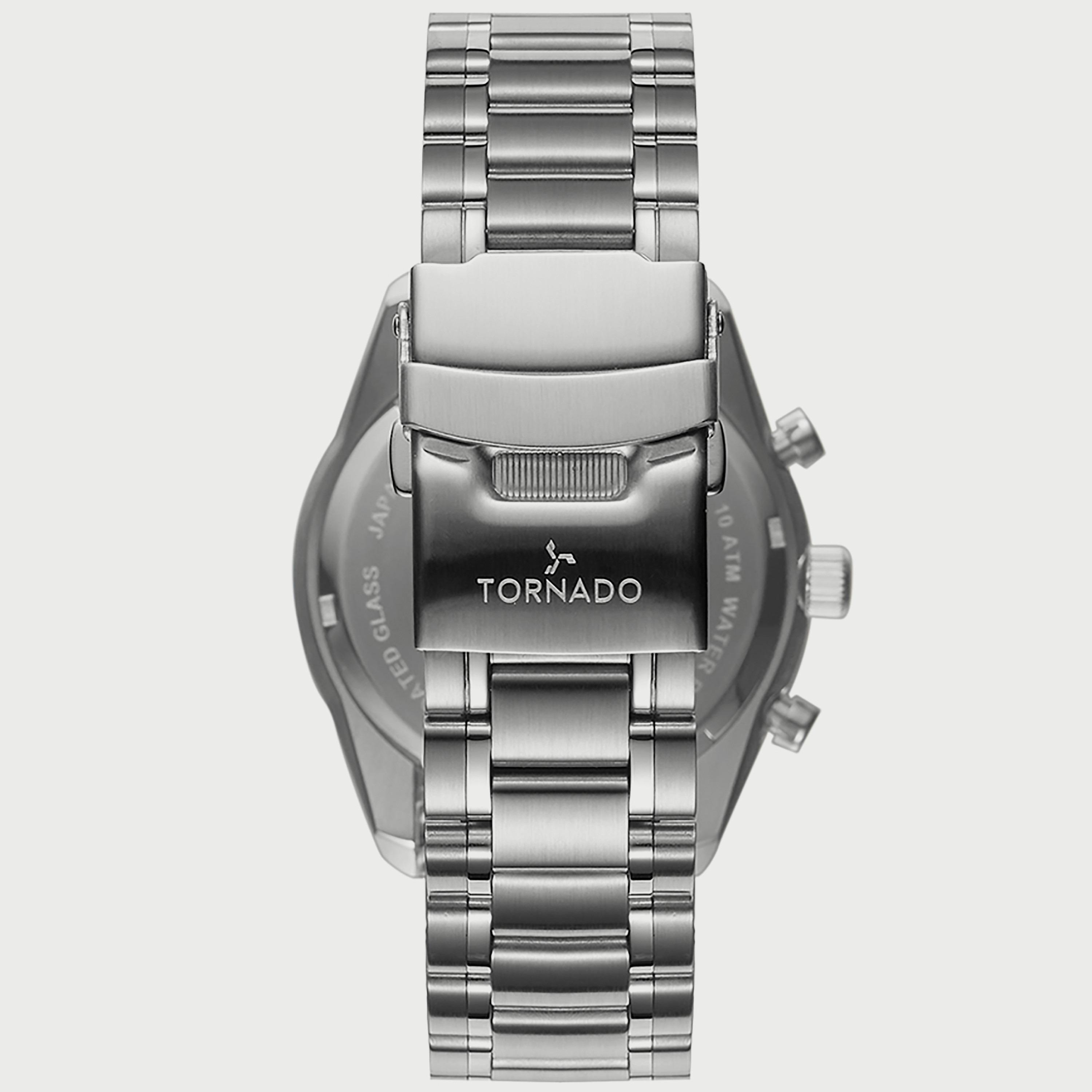 ساعة تورنادو للرجال كرونوغراف فضي بسوار ستانلس ستيل T20103B-SBSWG-men-watchesandjewellery-watches-image-3
