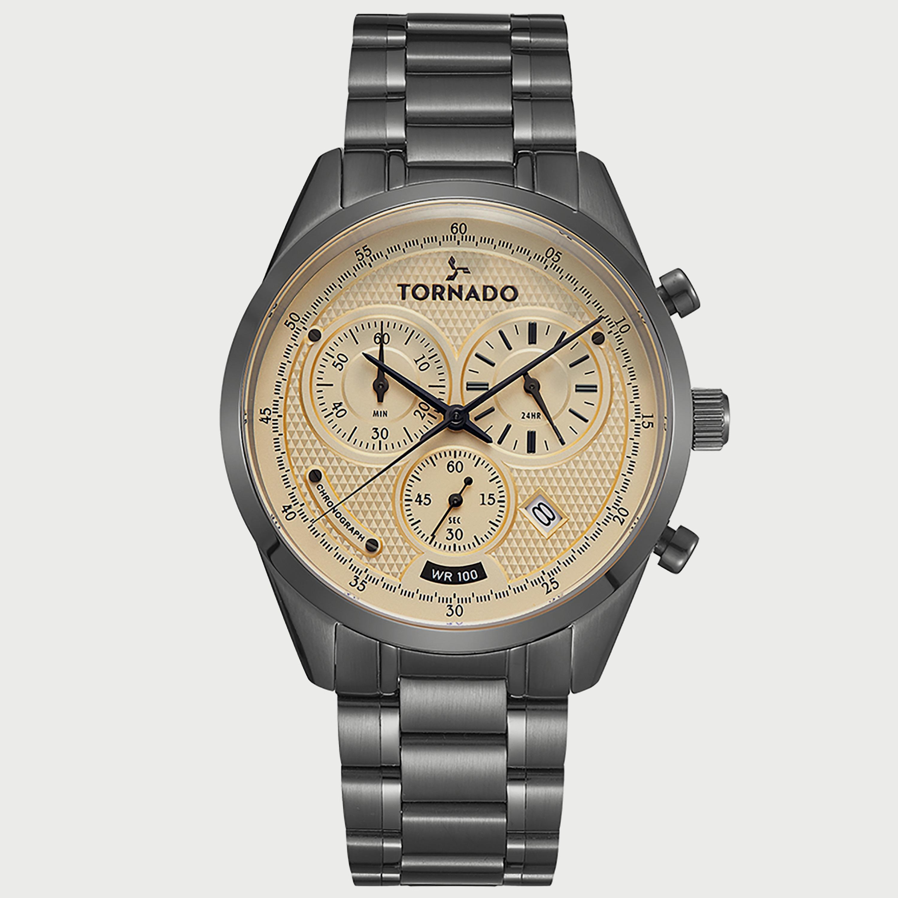 ساعة تورنادو للرجال كرونوغراف بسوار من الستانلس ستيل T20103B-XBXI-men-watchesandjewellery-watches-image-1