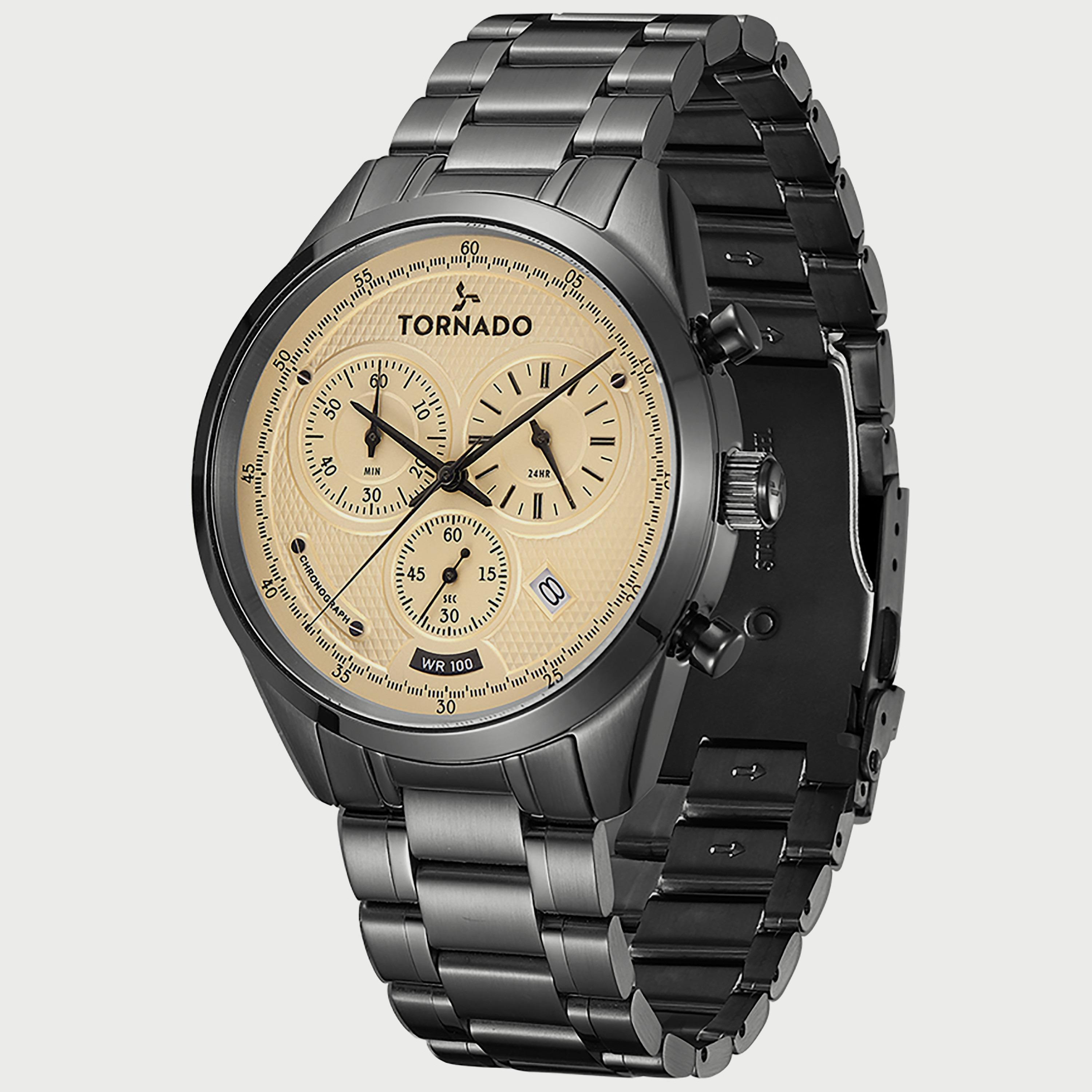 ساعة تورنادو للرجال كرونوغراف بسوار من الستانلس ستيل T20103B-XBXI-men-watchesandjewellery-watches-image-2