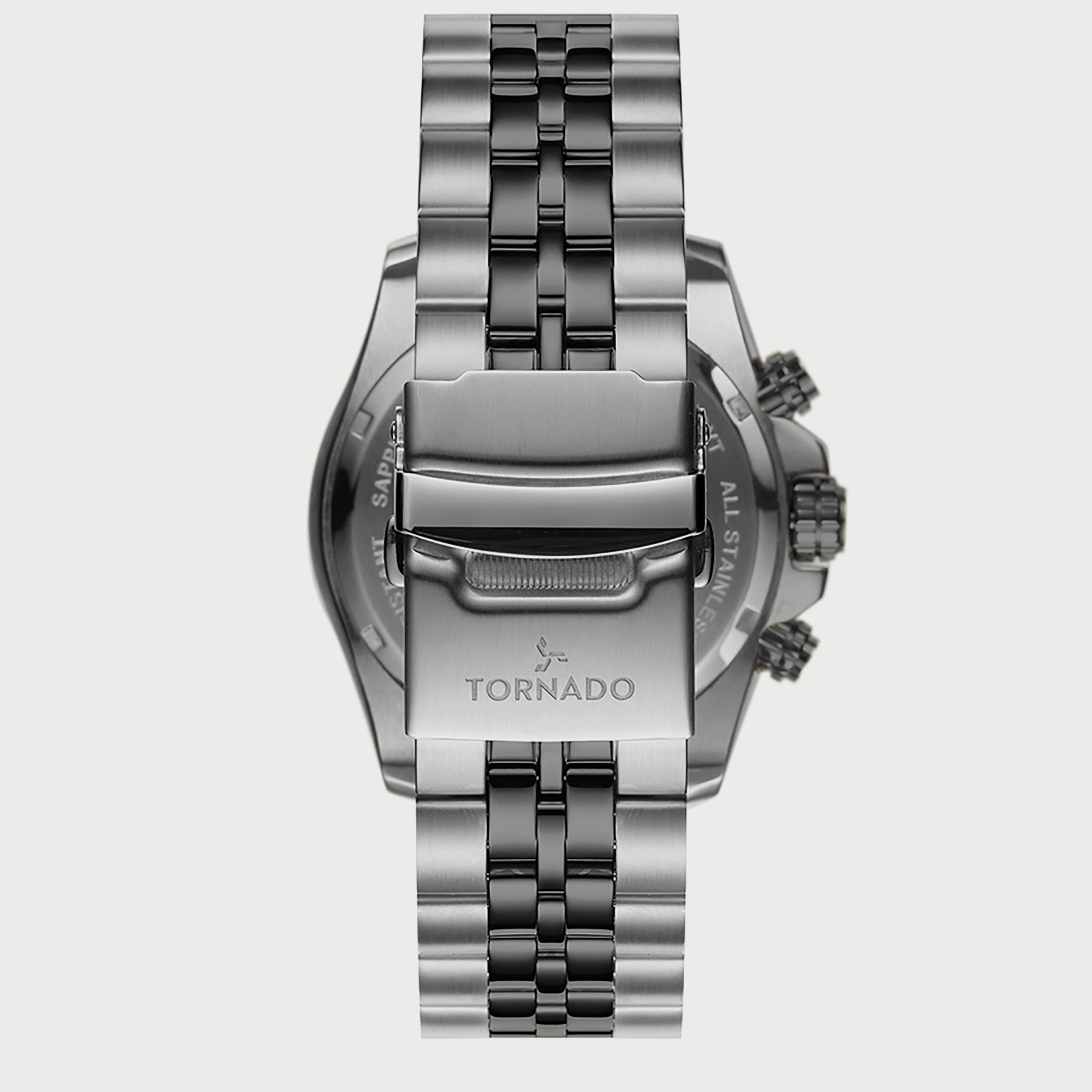 ساعة تورنادو للرجال كرونوغراف فضي بسوار ستانلس ستيل T3149B-YBYW-men-watchesandjewellery-watches-image-3