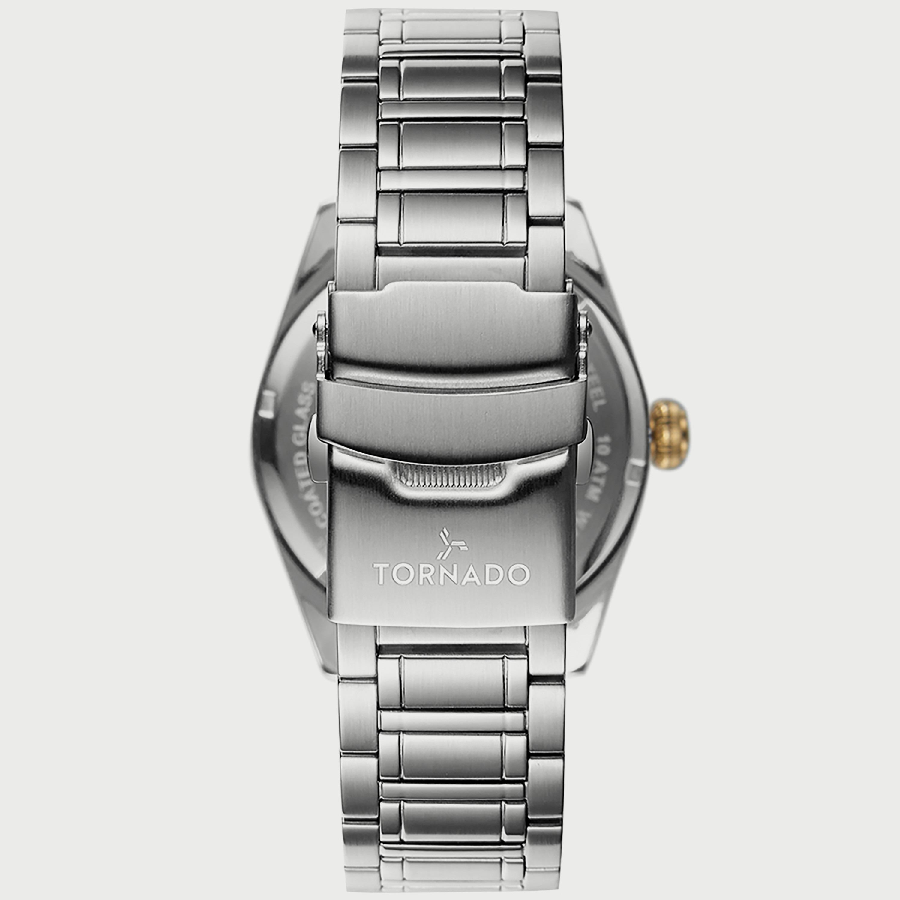 ساعة تورنادو للرجال بسوار من الستانلس ستيل باللون الفضي T8007-SBSHG-men-watchesandjewellery-watches-image-3