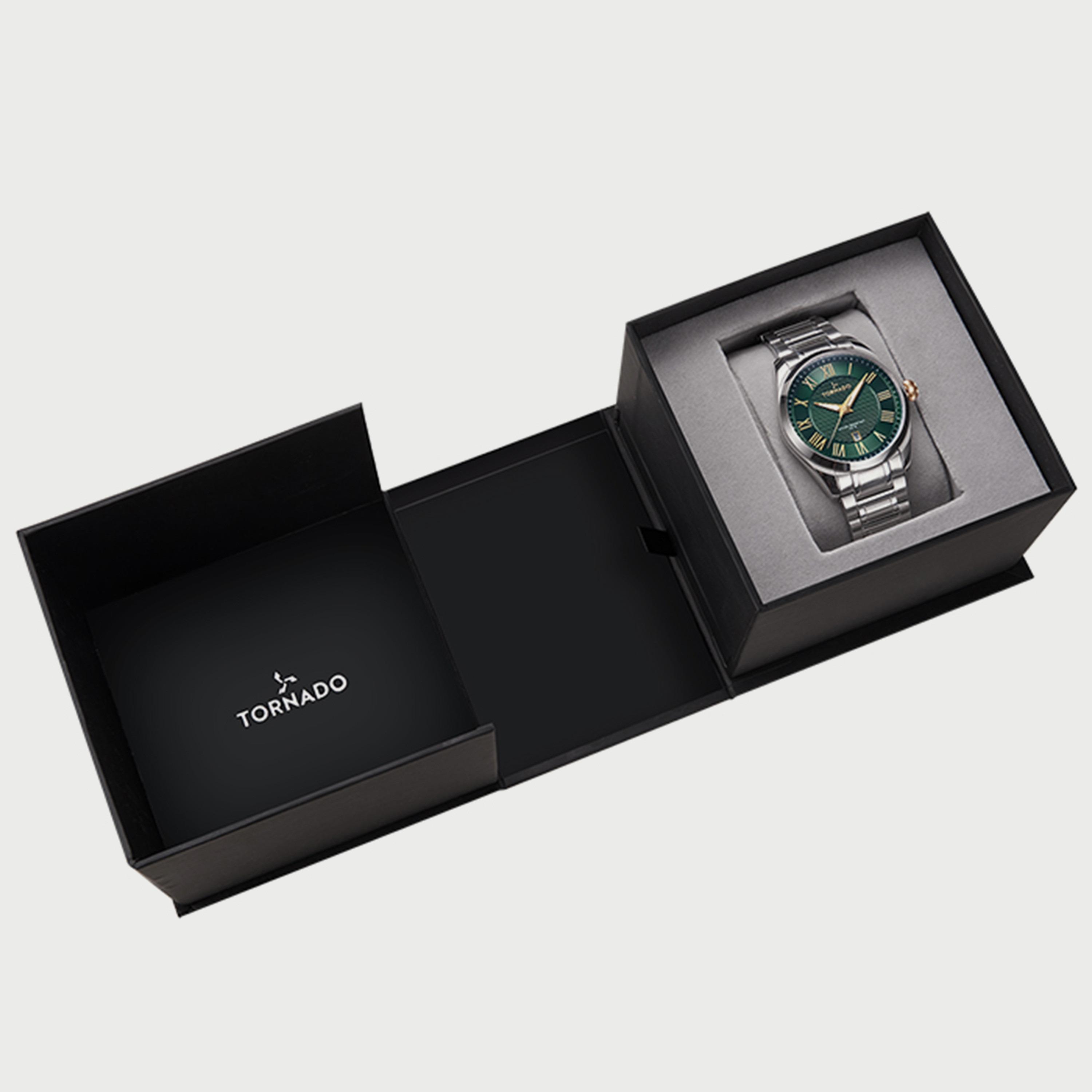 ساعة تورنادو للرجال بسوار من الستانلس ستيل باللون الفضي T8007-SBSHG-men-watchesandjewellery-watches-image-4