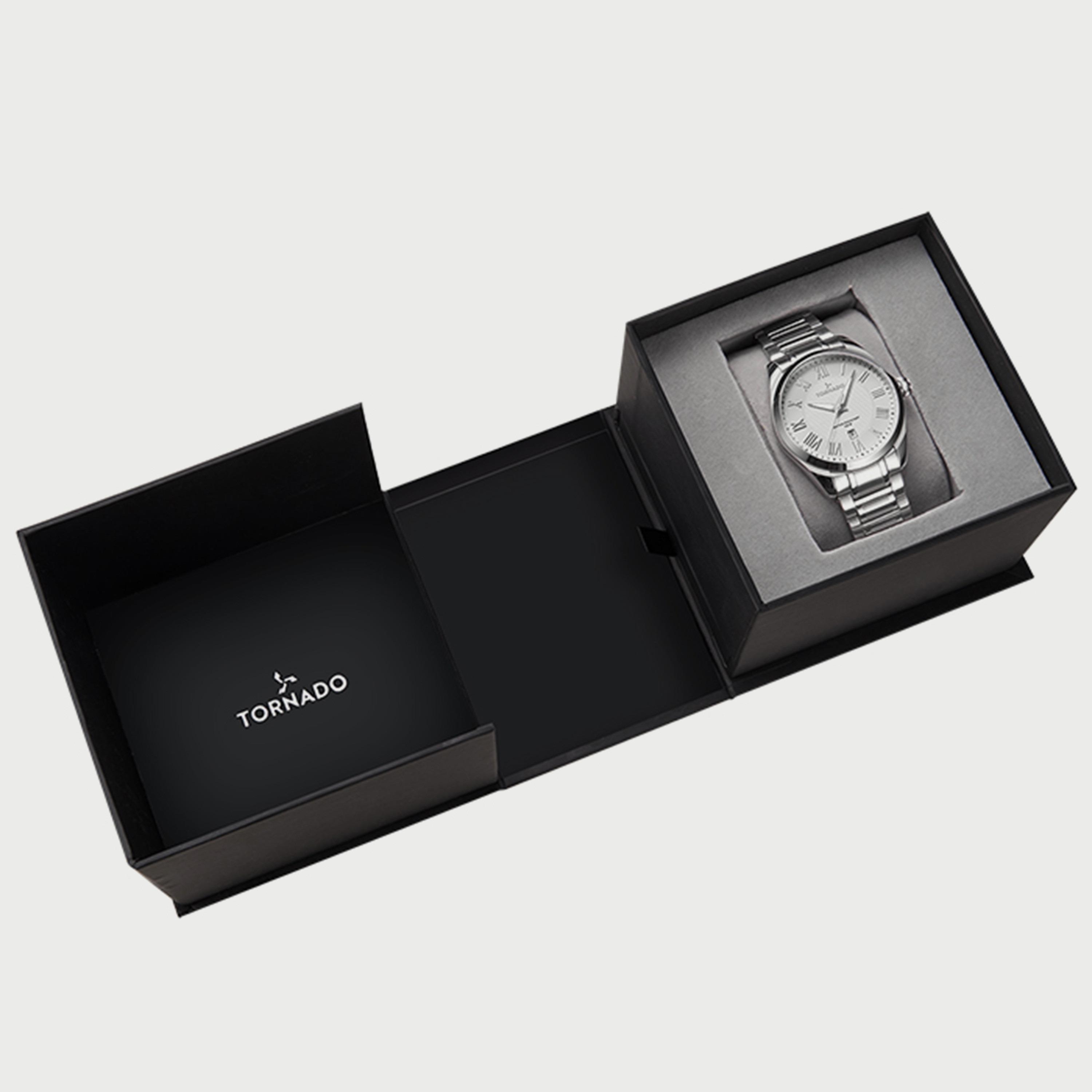 ساعة تورنادو للرجال بسوار من الستانلس ستيل باللون الفضي T8007-SBSW-men-watchesandjewellery-watches-image-4