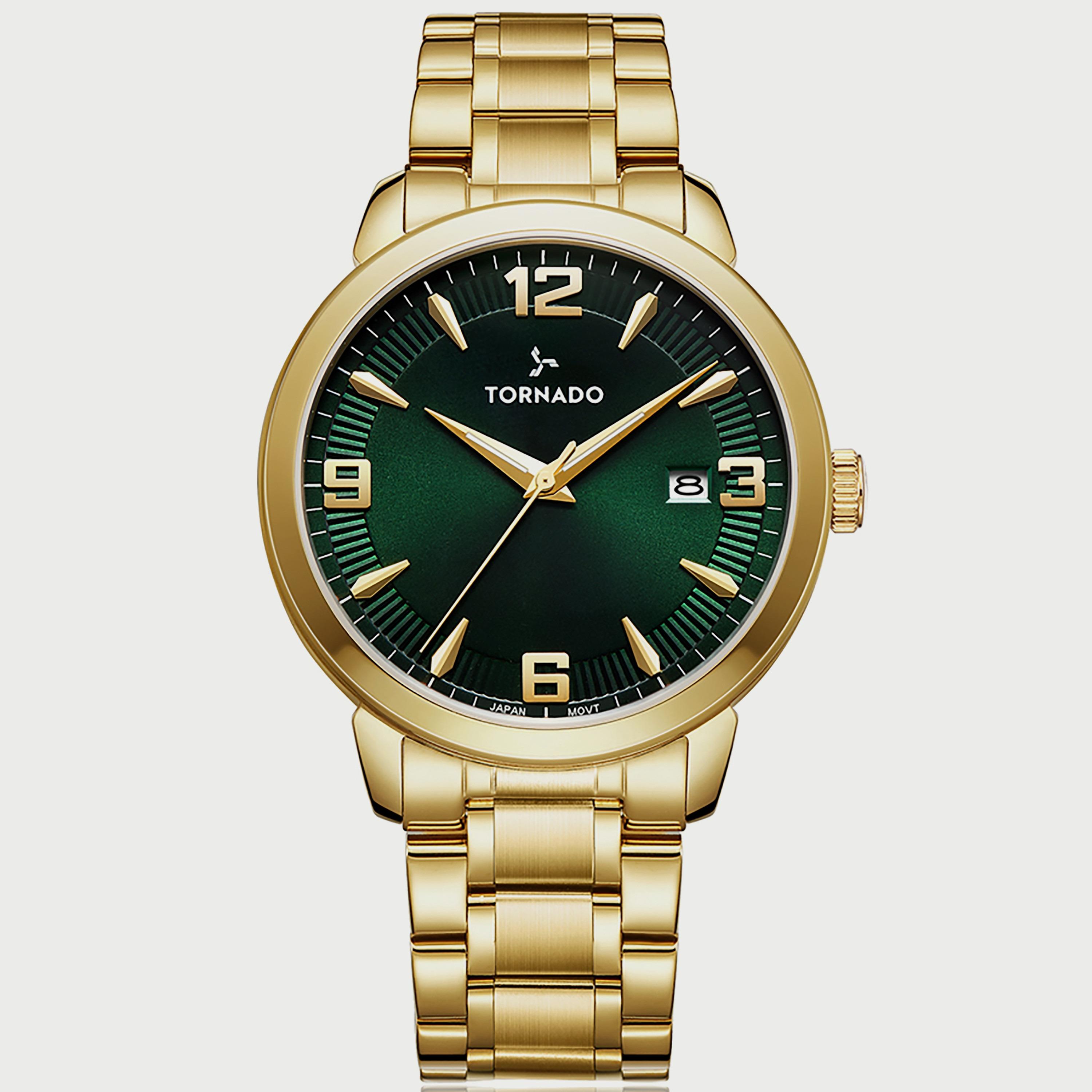  T9006B-GBGH ساعة انالوج للرجال من تورنيدو بسوارذهبي من الستانلس ستيل -men-watchesandjewellery-watches-image-1