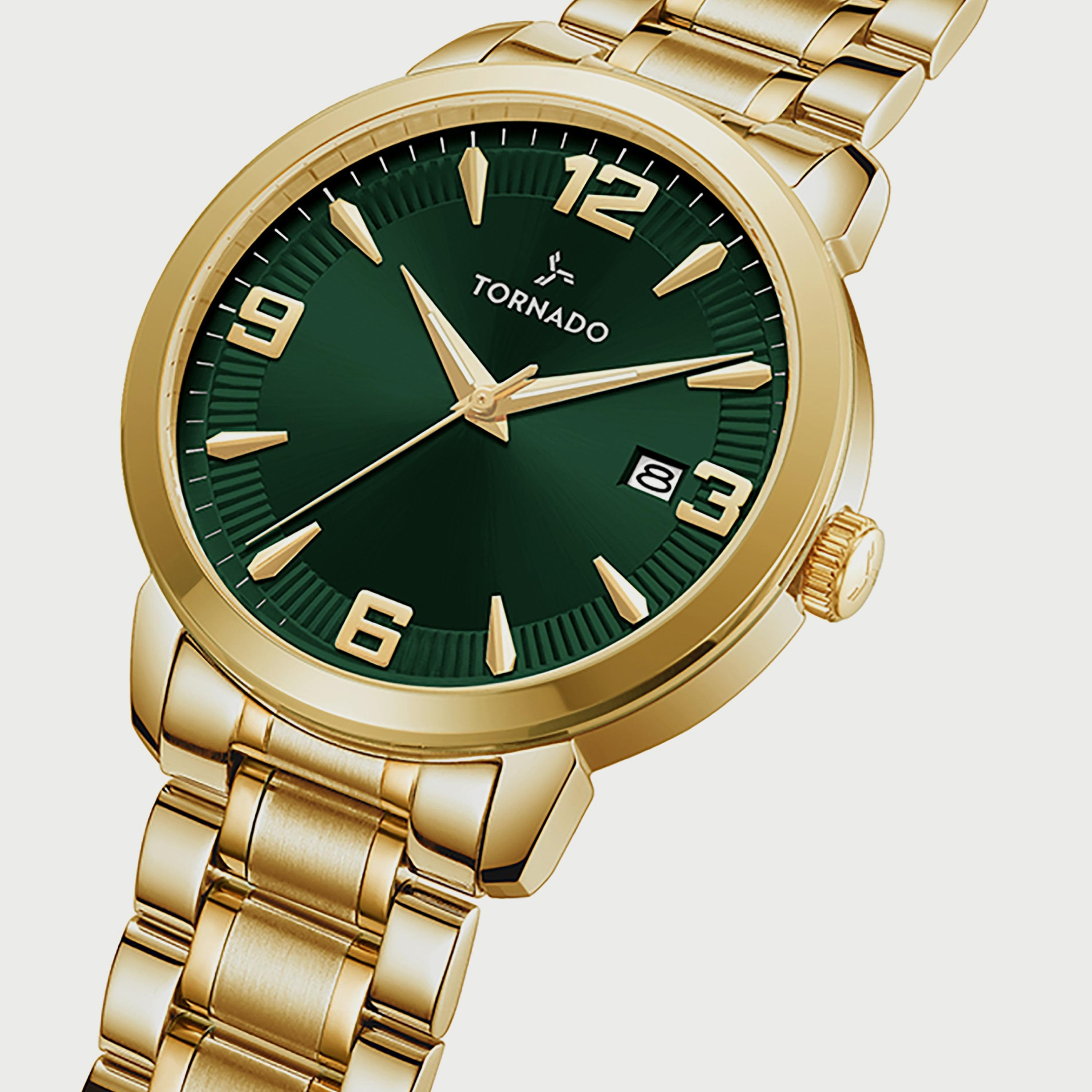  T9006B-GBGH ساعة انالوج للرجال من تورنيدو بسوارذهبي من الستانلس ستيل -men-watchesandjewellery-watches-image-2