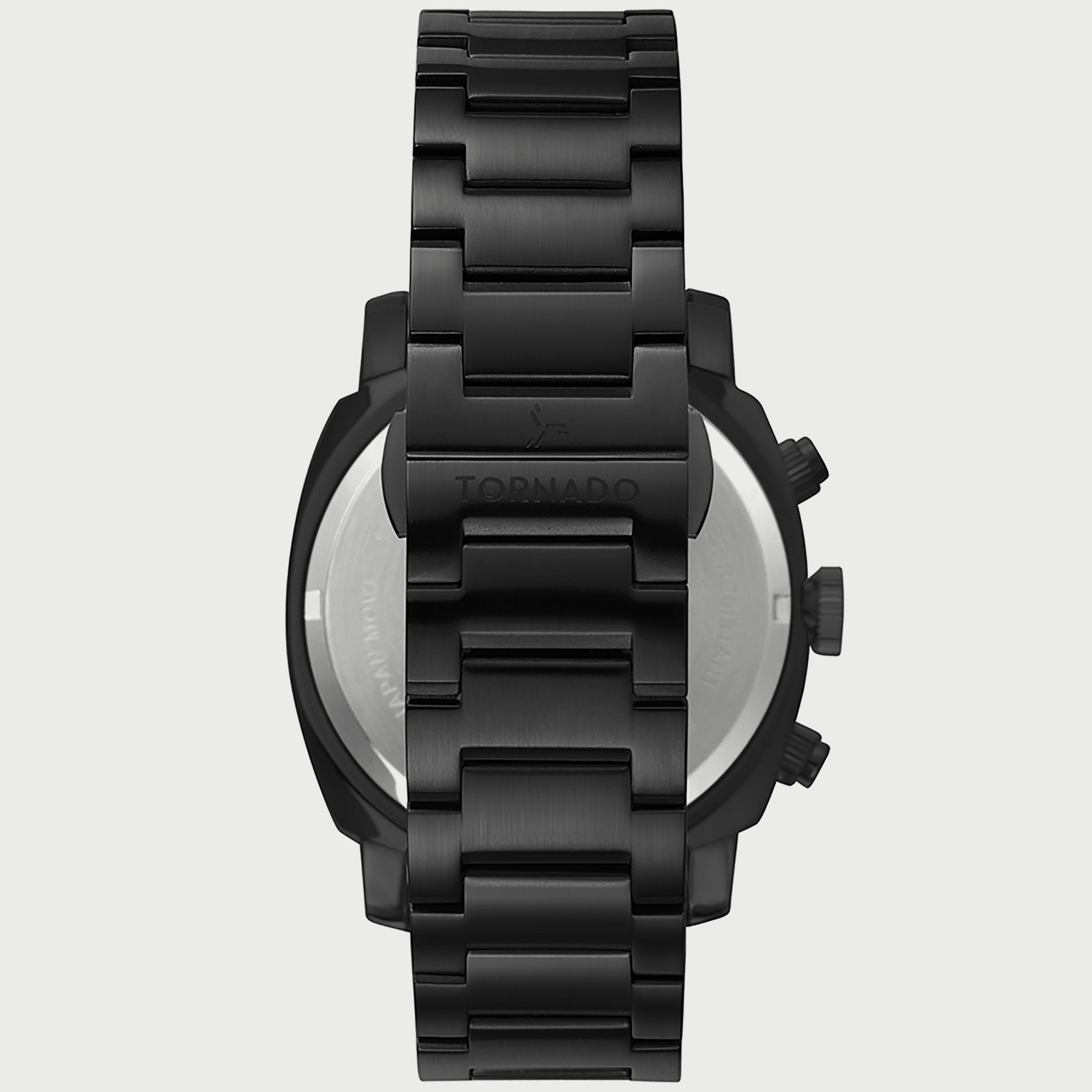  T9102B-BBBB ساعة كرونوغراف للرجال من تورنيدو بسوار أسود من الستانلس ستيل -men-watchesandjewellery-watches-image-3