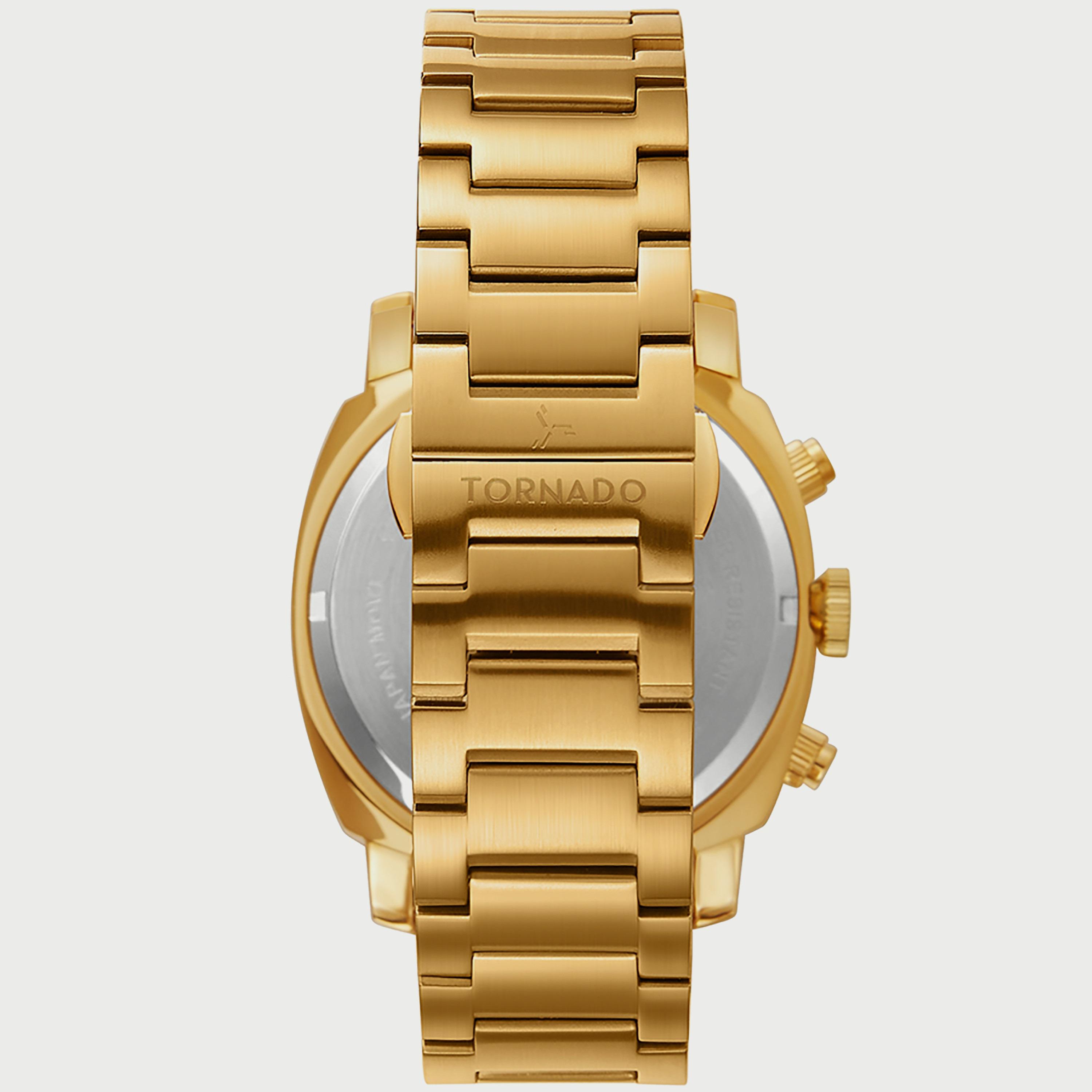  T9102B-GBGB ساعة كرونوغراف للرجال من تورنيدو بسوار ذهبي من الستانلس ستيل -men-watchesandjewellery-watches-image-3