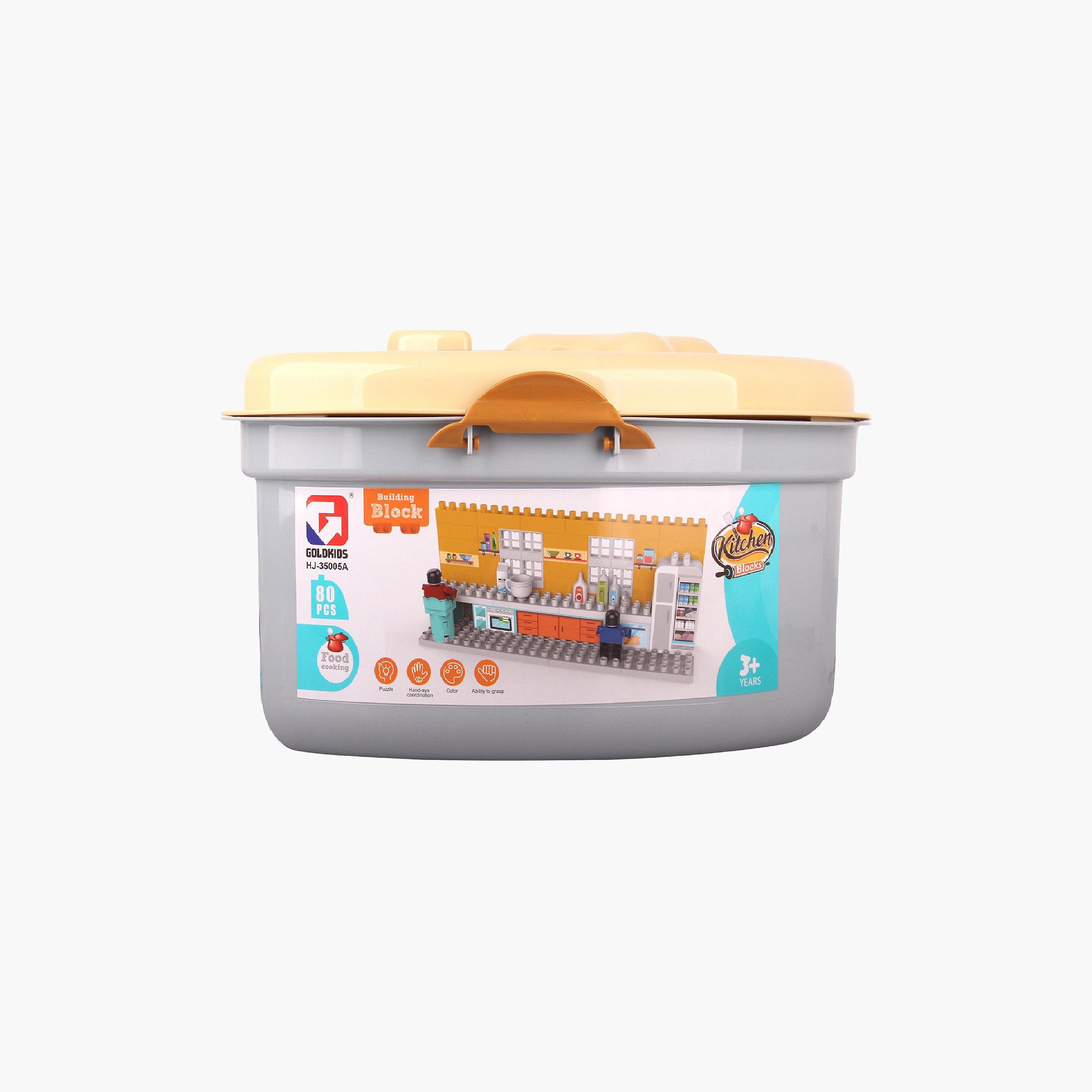 Hoda Way Kitchen Blocks Set - 80 Pieces-toys-buildingblocks-blocks-image-1