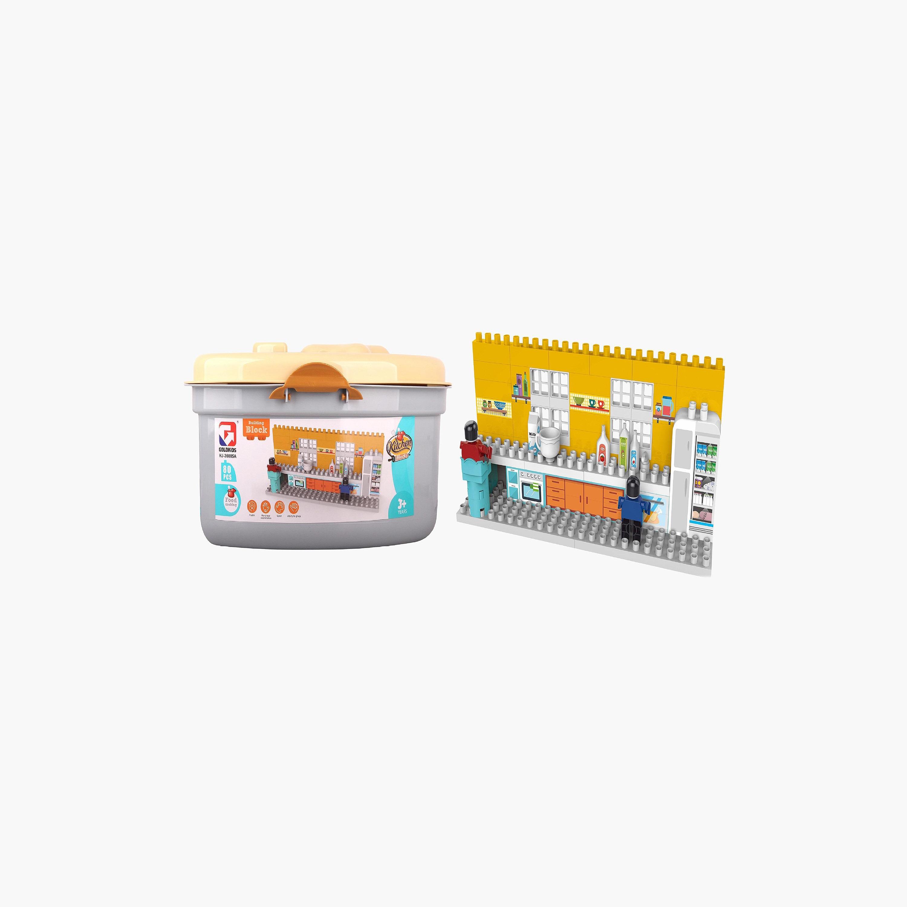 Hoda Way Kitchen Blocks Set - 80 Pieces-toys-buildingblocks-blocks-image-2