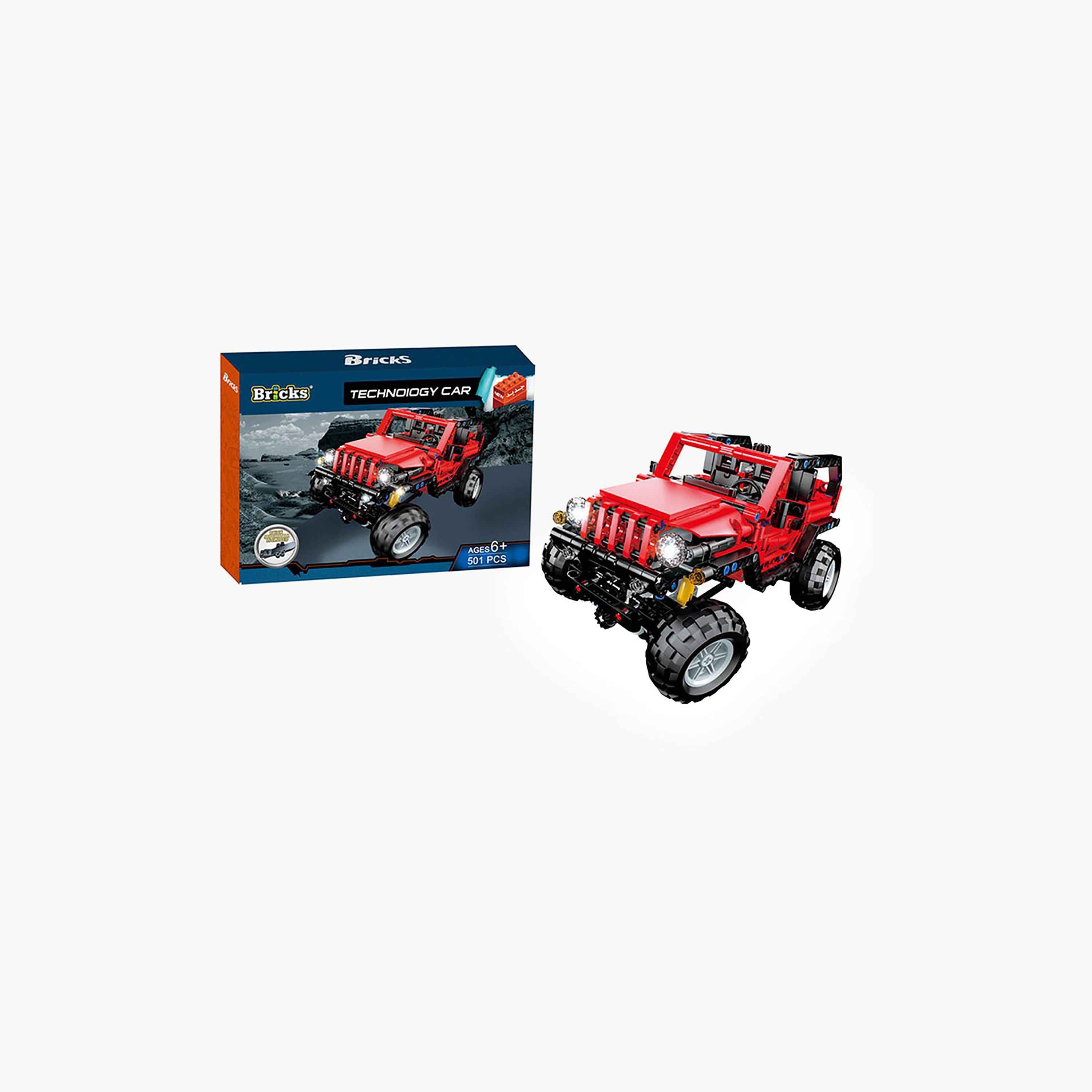 Bricks Jeep Blocks Set - 501 Pieces-toys-buildingblocks-blocks-image-2