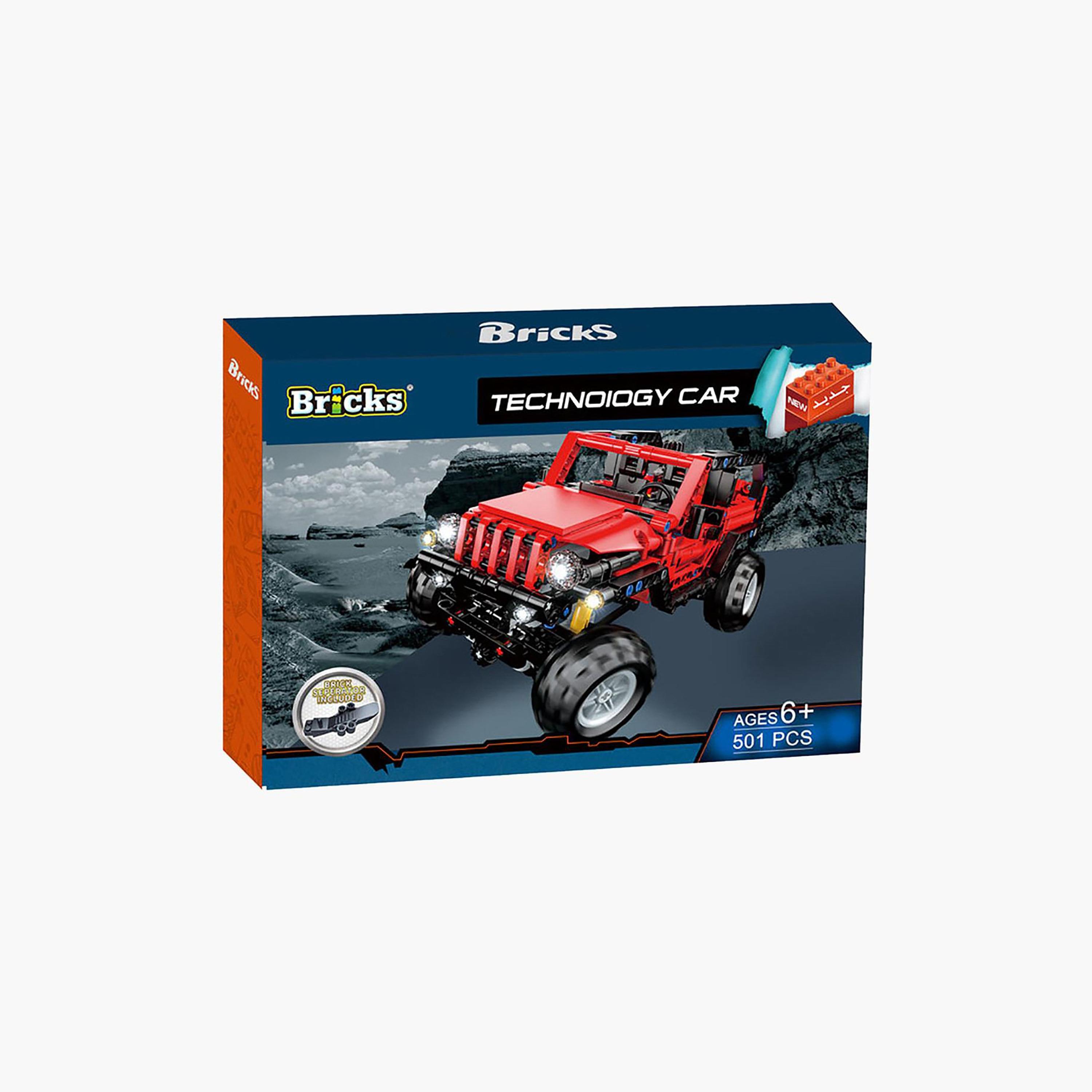 Bricks Jeep Blocks Set - 501 Pieces-toys-buildingblocks-blocks-image-3