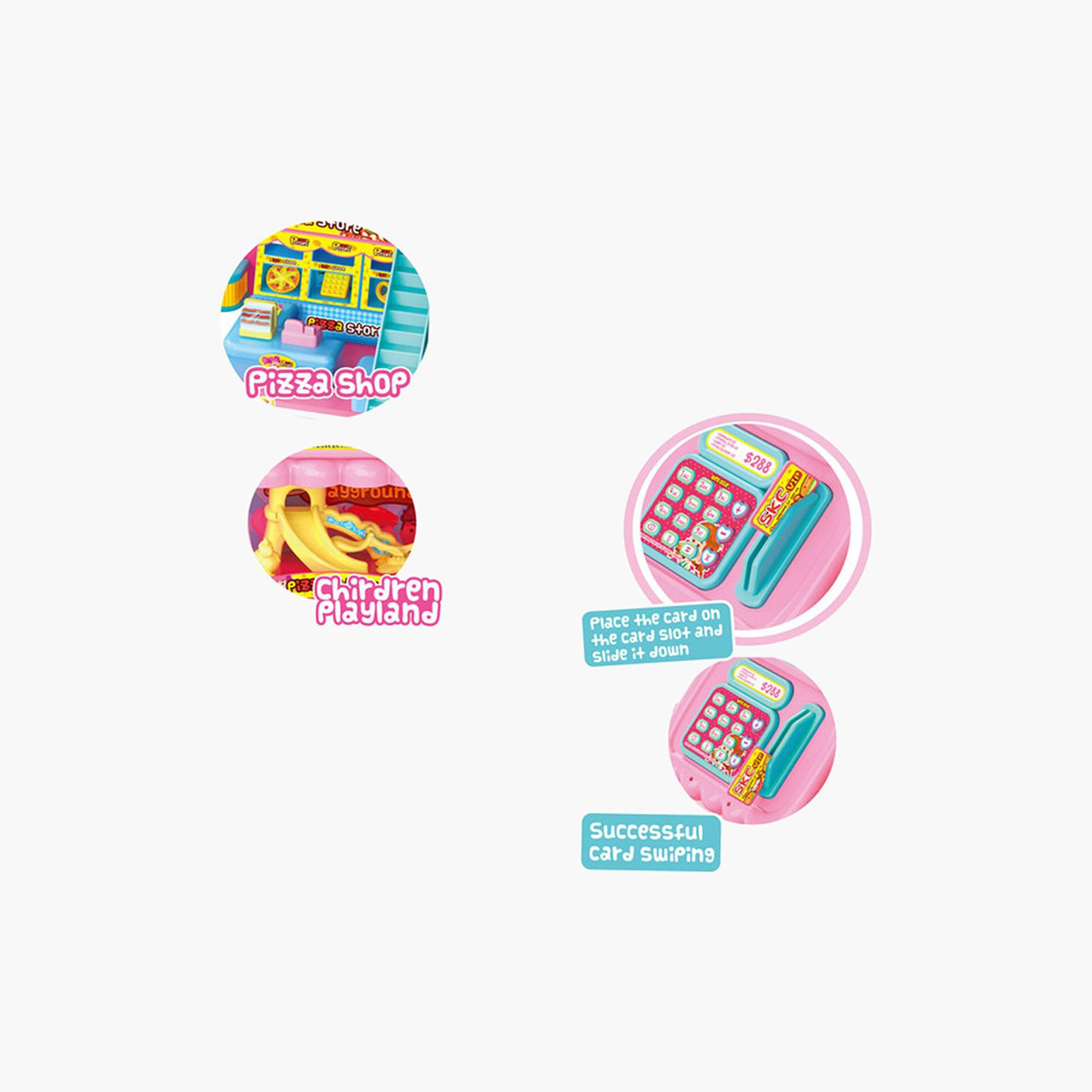 مجموعة ألعاب ماكينة تسجيل حساب المطعم من بسمة-toys-roleplay-supermarketandshoppingsets-image-3