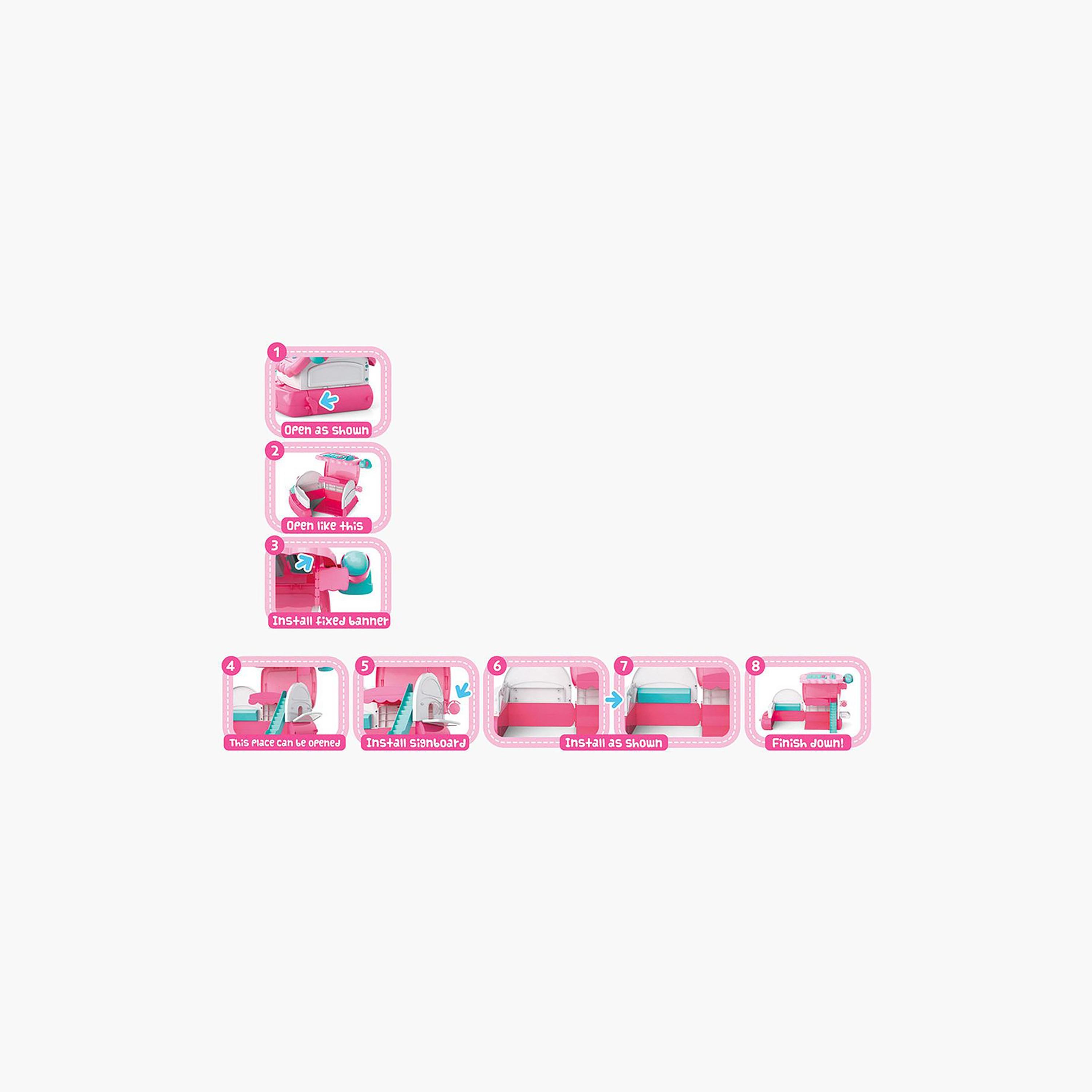 مجموعة ألعاب ماكينة تسجيل حساب المطعم من بسمة-toys-roleplay-supermarketandshoppingsets-image-4