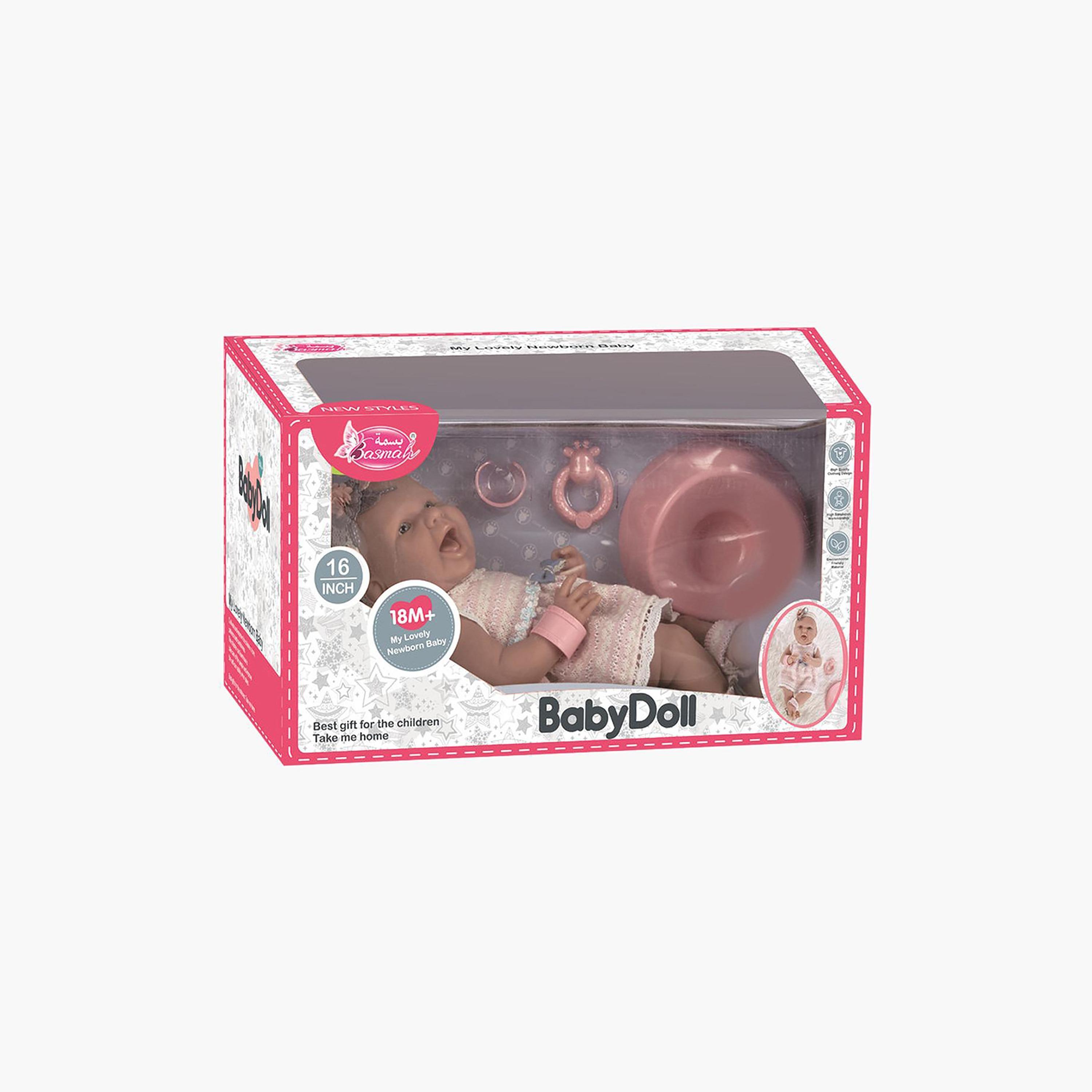 Basmah BabyDoll Playset with Sound - 16 inches-toys-dollsandplaysets-dollplaysets-image-2