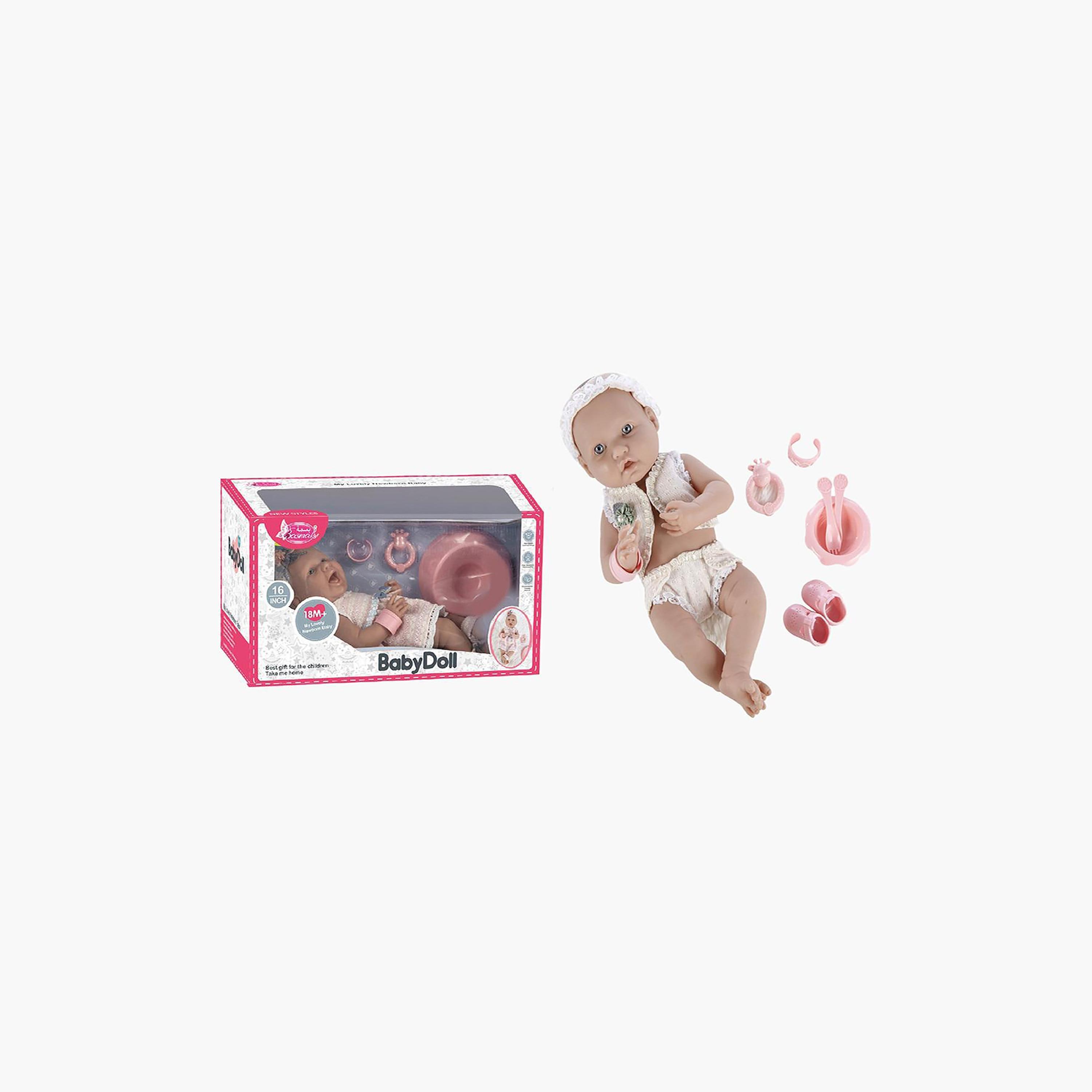 Basmah BabyDoll Playset with Sound - 16 inches-toys-dollsandplaysets-dollplaysets-image-3
