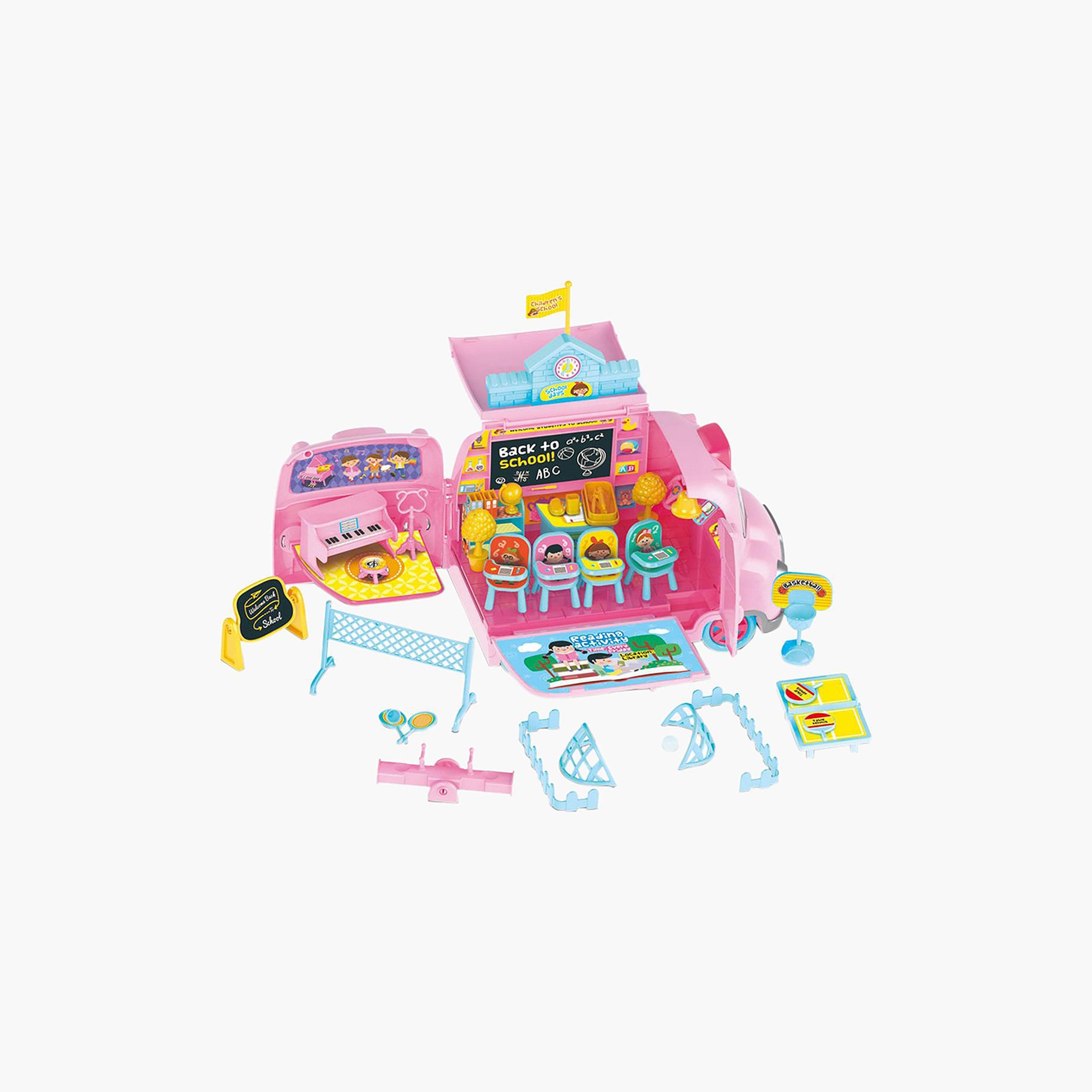 Basmah Happy School My Little School Bus Playset-toys-dollsandplaysets-dollplaysets-image-4