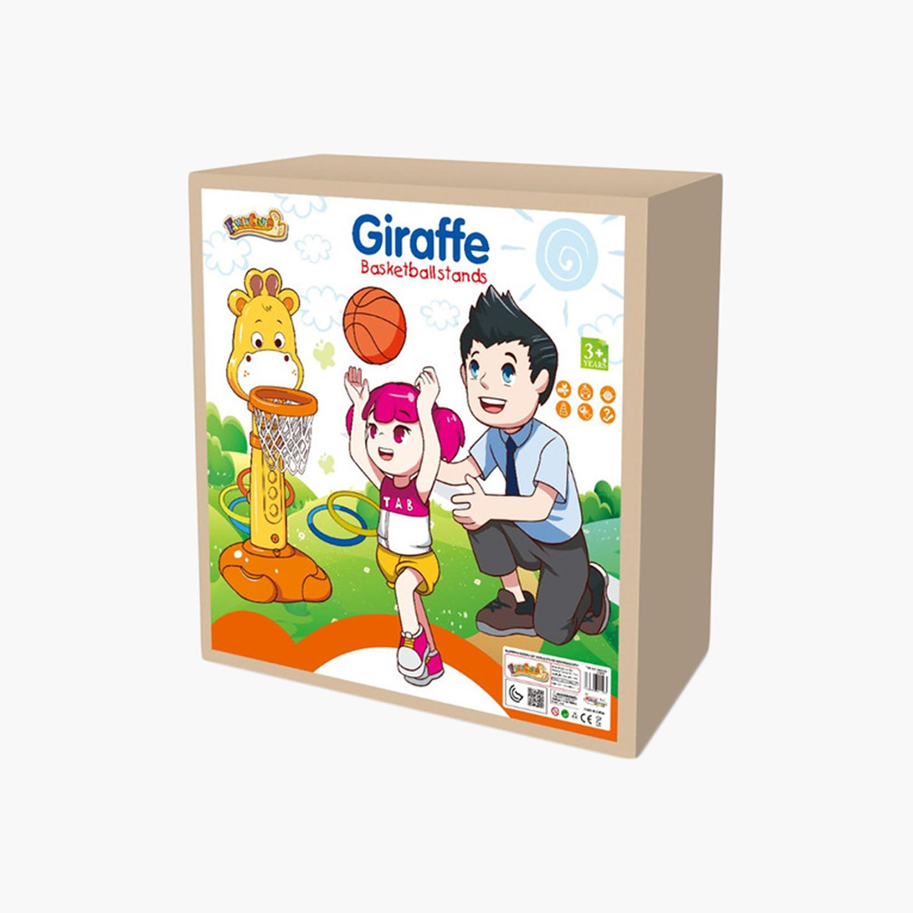 حامل كرة سلة بتصميم زرافة من فاميلي سنتر-toys-outdoor-sports-image-2