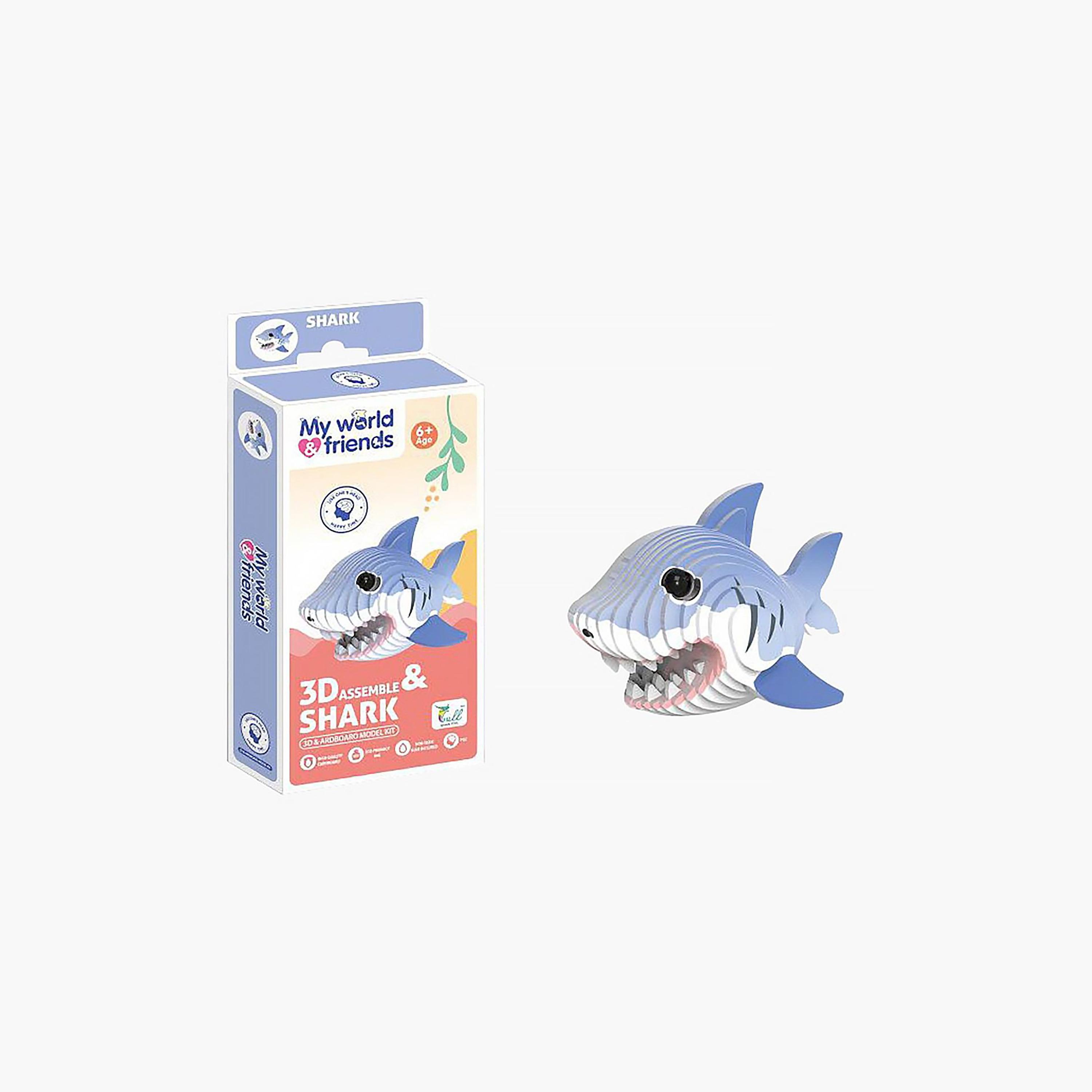 Family Center Shark Jigsaw 3D Puzzle Set-toys-indoortoys-puzzles-image-1