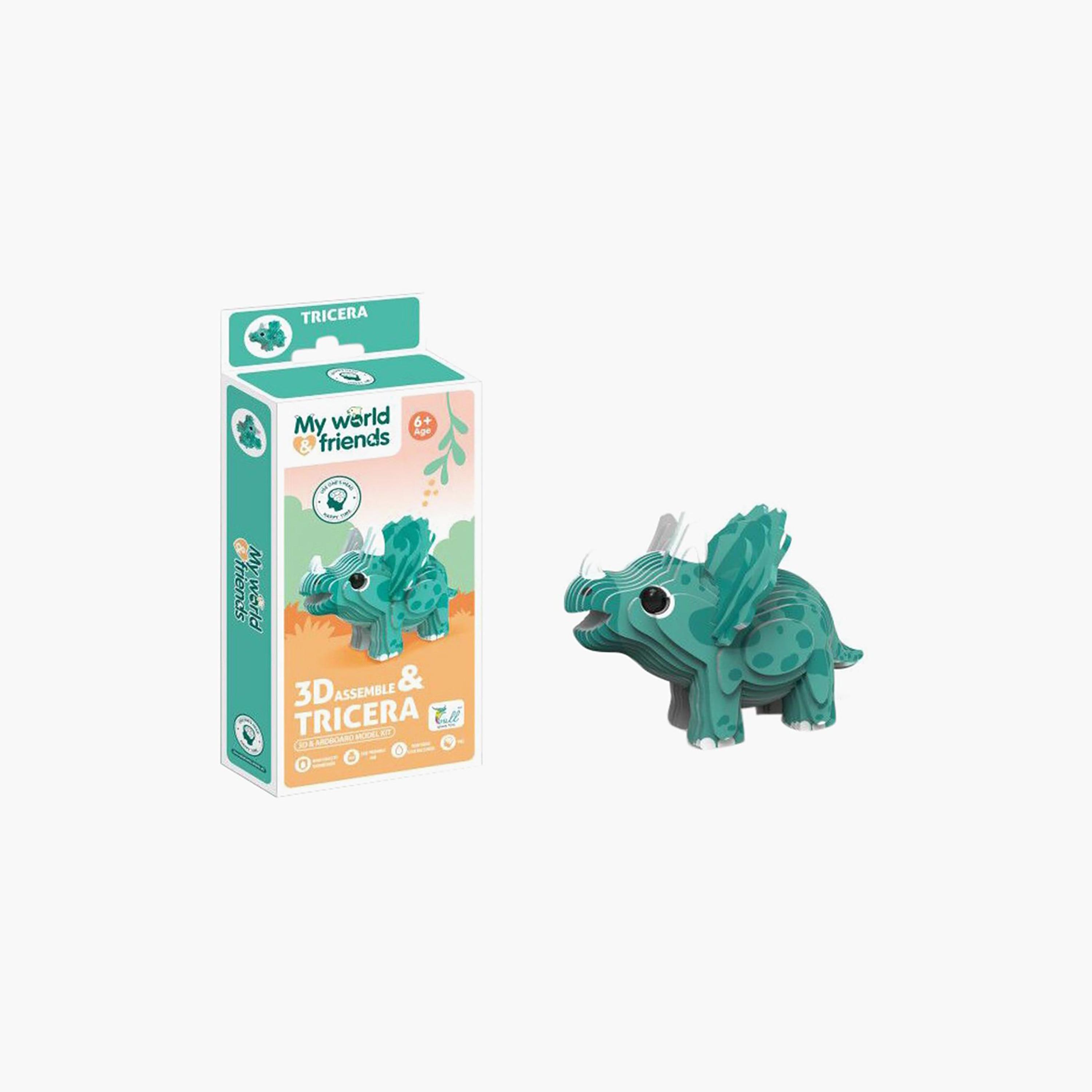 Family Center My World Friends 3D Tricera Jigsaw Puzzle Playset-toys-indoortoys-puzzles-image-1