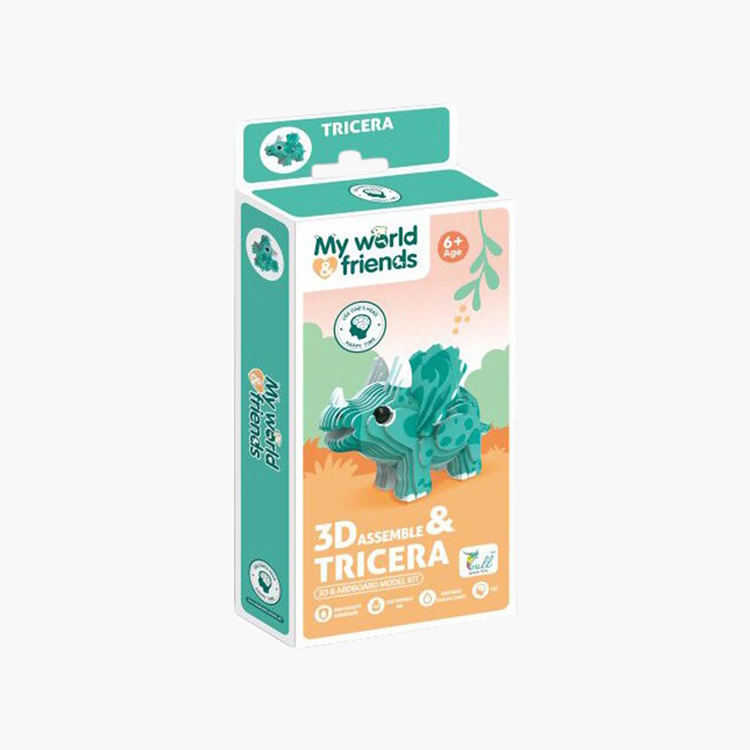 Family Center My World Friends 3D Tricera Jigsaw Puzzle Playset-toys-indoortoys-puzzles-image-2