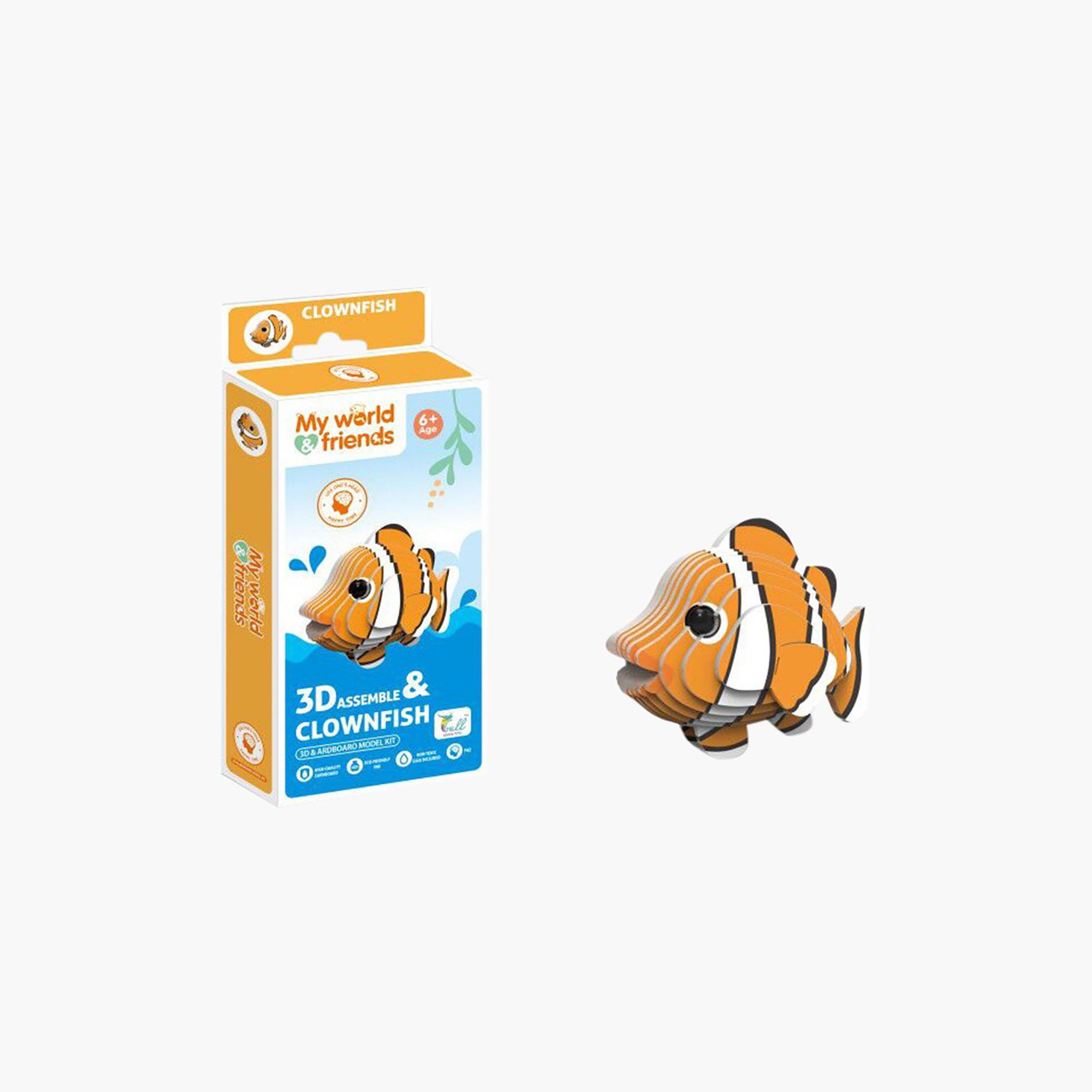 Family Center 3D Clownfish Jigsaw Puzzle Playset-toys-indoortoys-puzzles-image-1