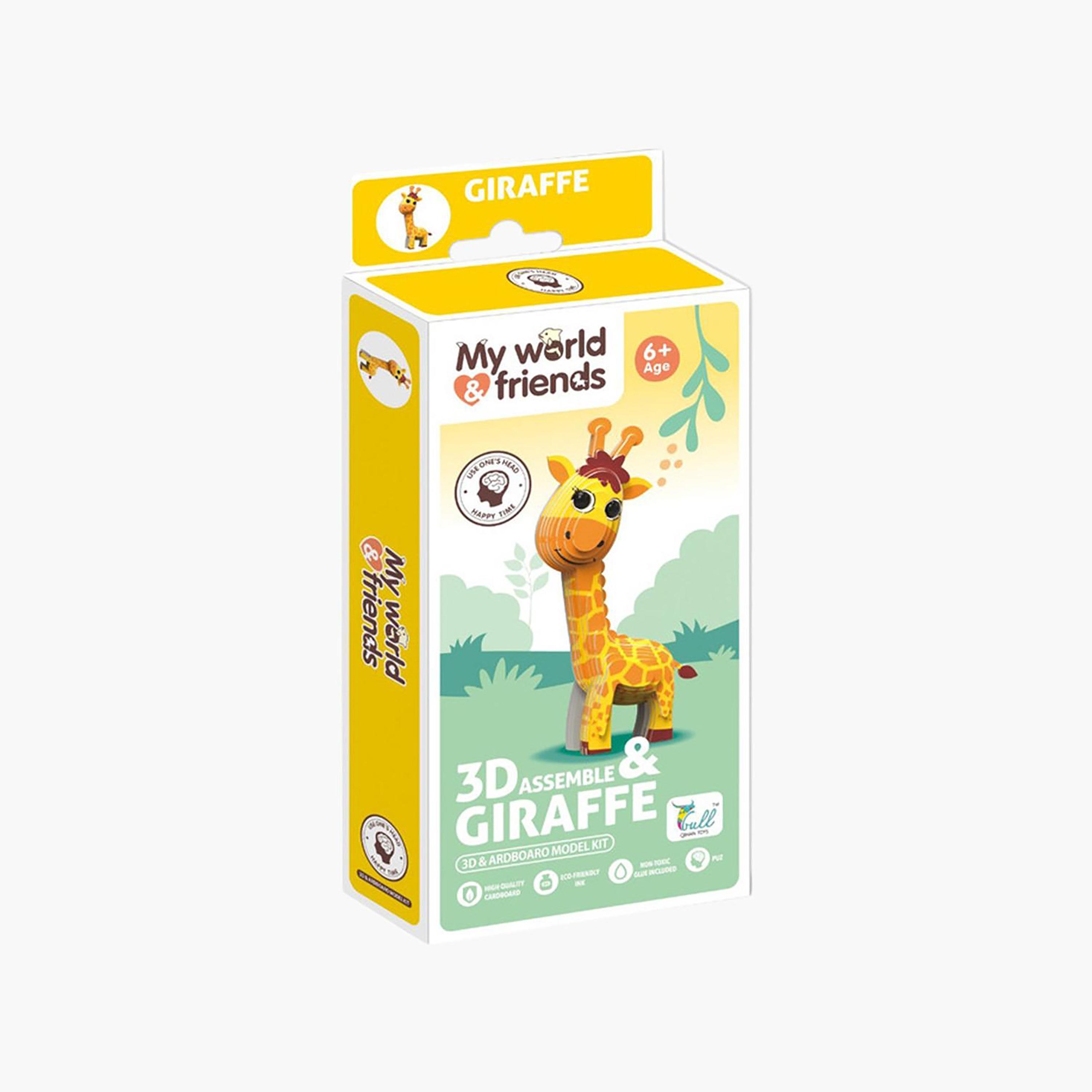 مجموعة بازل تجميع زرافة ثلاثي الأبعاد من فاميلي سنتر-toys-indoortoys-puzzles-image-2