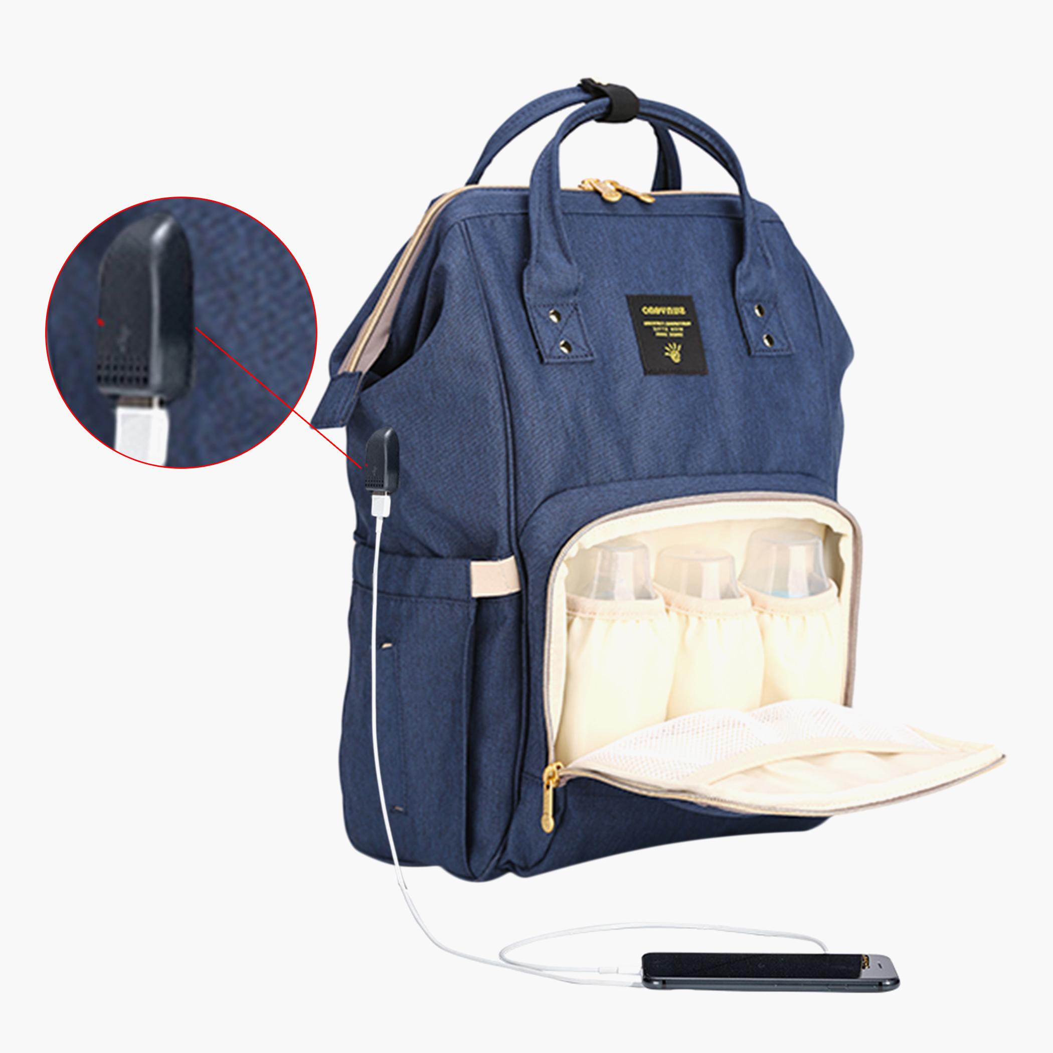 شنطة حفاضات مع منفذ يو أس بي من صنفينو-baby-gear-diaperbags-image-2