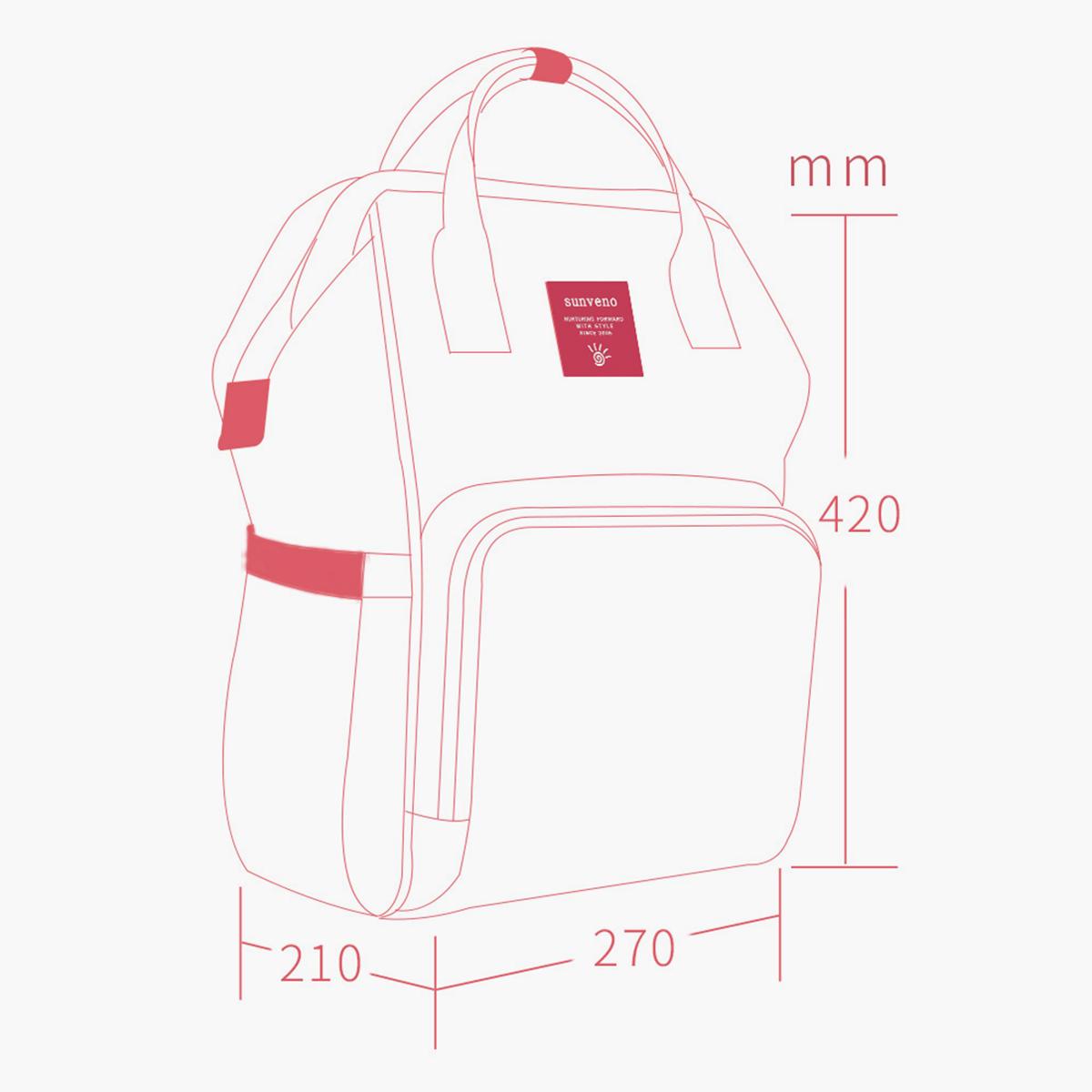 شنطة حفاضات مع منفذ يو أس بي من صنفينو-baby-gear-diaperbags-image-9