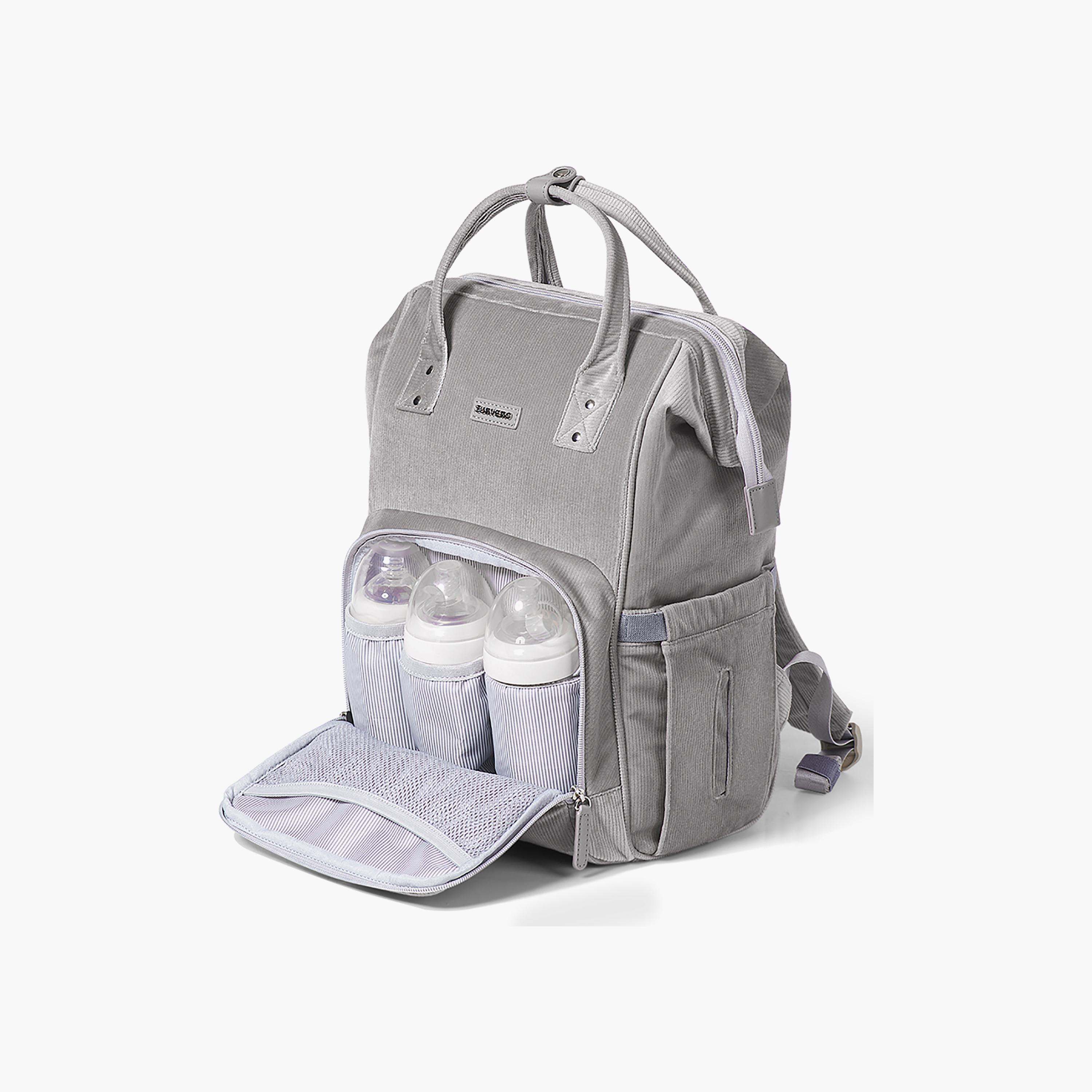 Sunveno Solid Corduroy Diaper Bag-baby-diapering-diaperbags-image-1