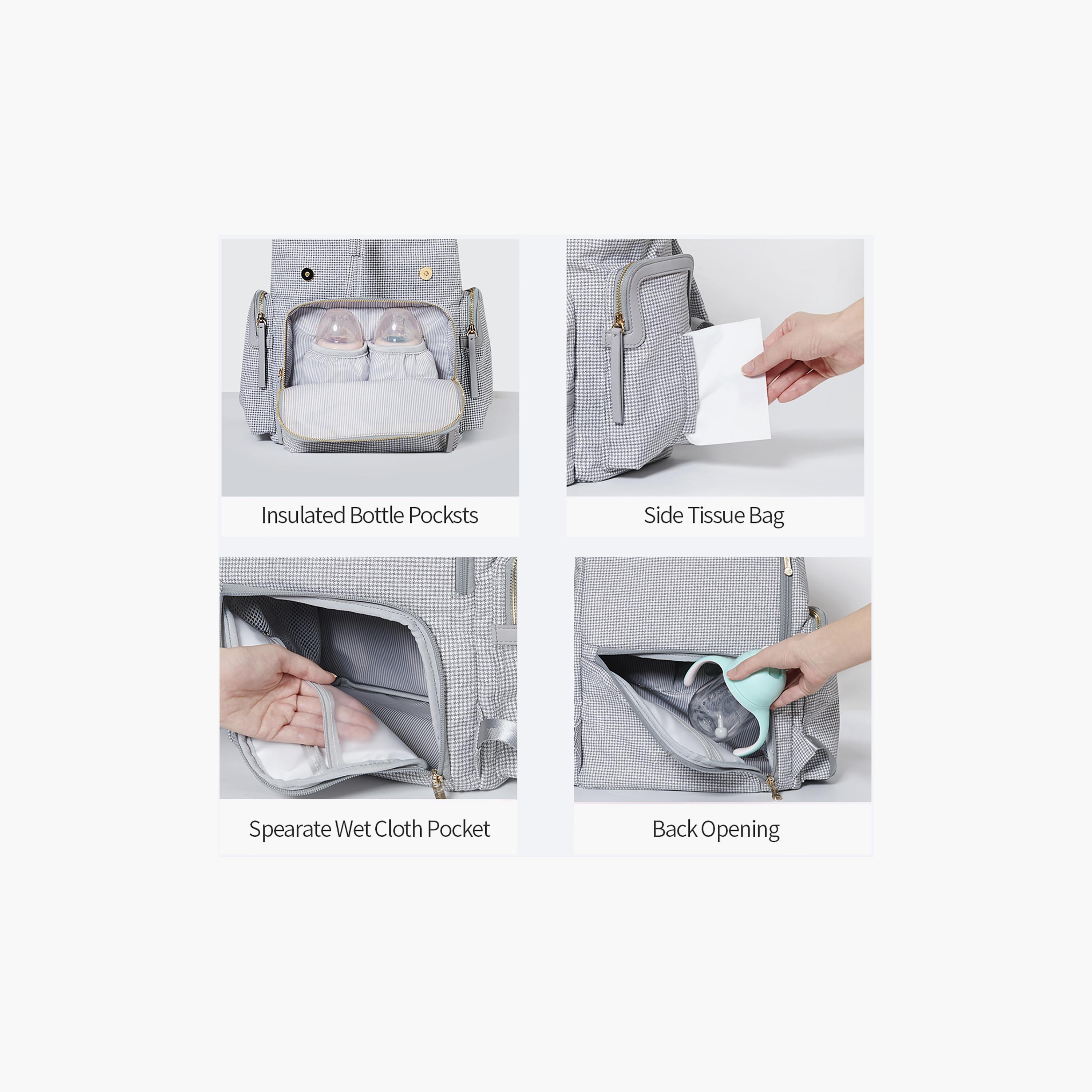 Sunveno Vouge Textured Diaper Bag-baby-diapering-diaperbags-image-5