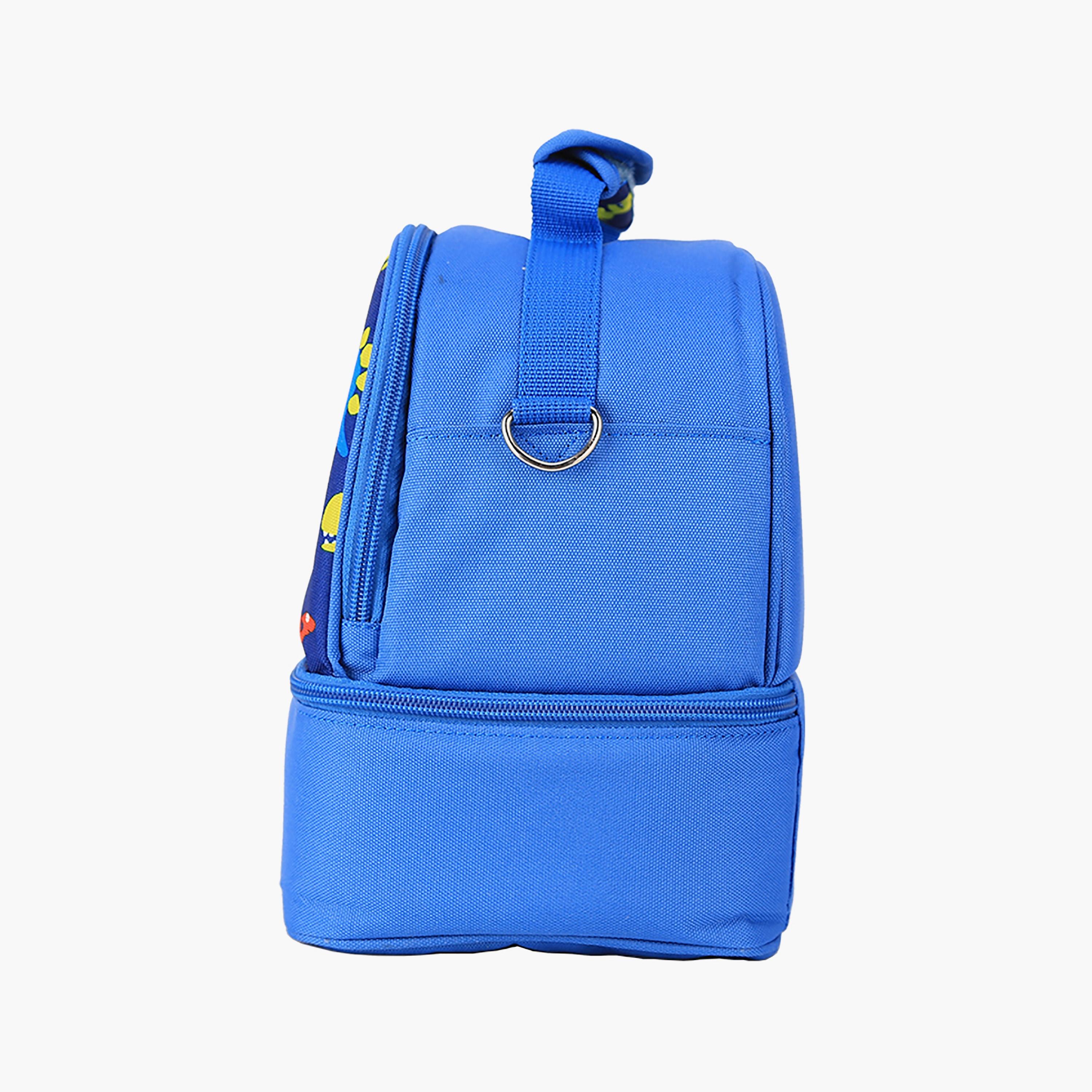 Sunveno Dinosaur Print Insulated Bottle and Lunch Bag-school-lunchessentials-lunchbags-image-5